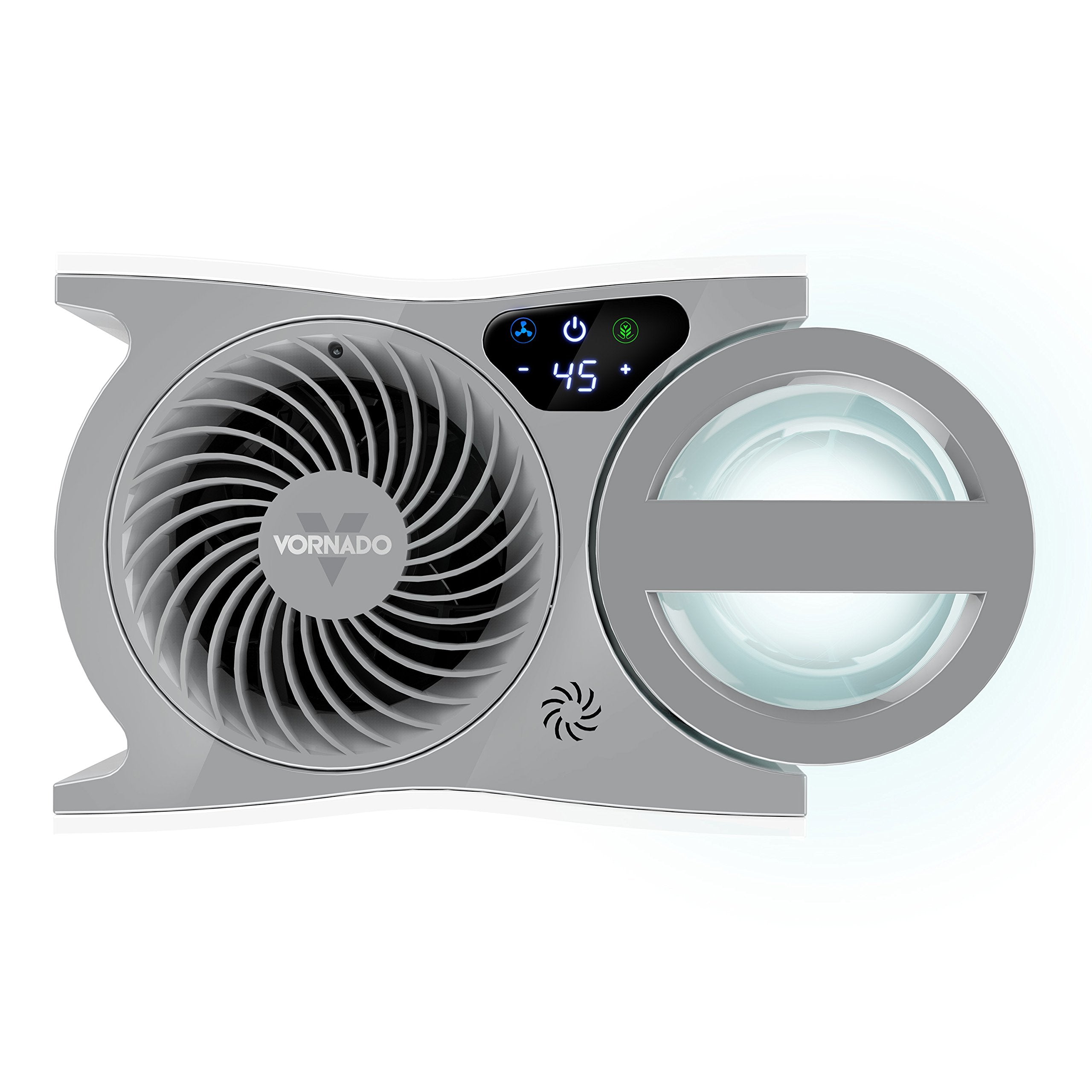 Vornado Evdc300 Energy Smart Evaporative Humidifier With Automatic Shut Off, 1 Gallon Capacity, Led Display, White
