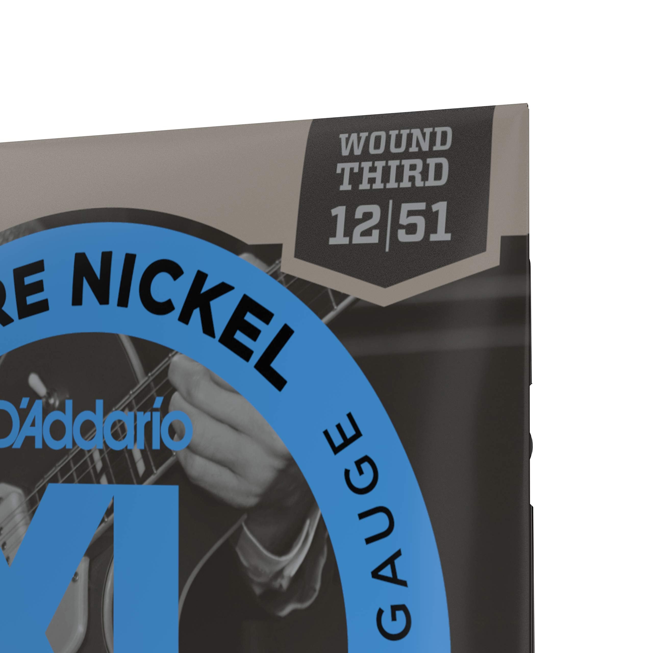 D'Addario Guitar Strings   Xl Pure Nickel Electric Guitar Strings   Round Wound   Warm, Bright, Vintage Sound   Epn21   Jazz Lig