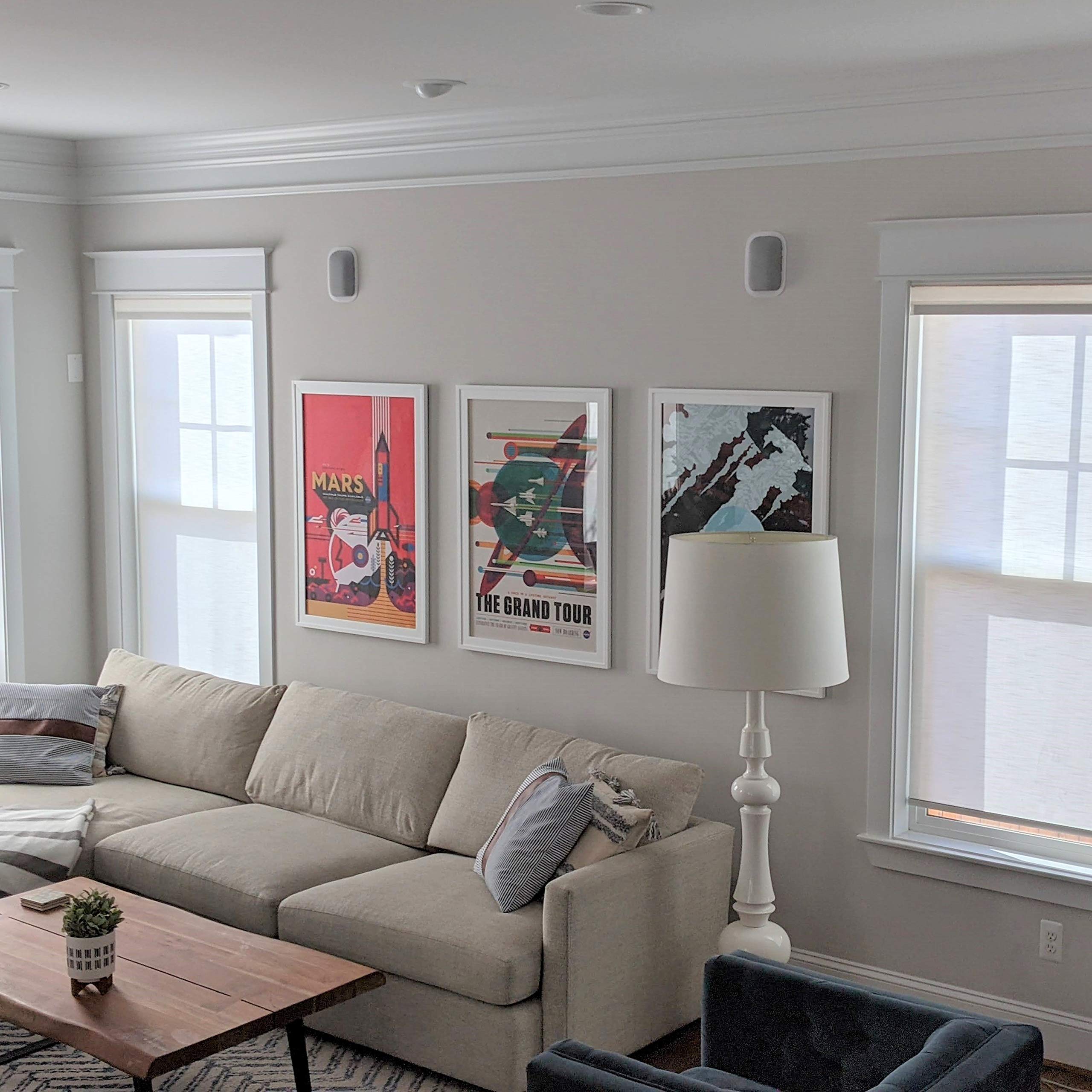 Mount Genie Simple Built In Wall Mount For Nest Audio (1 Pack): Award Winning Design | Improves Sound And Appearance | Designed