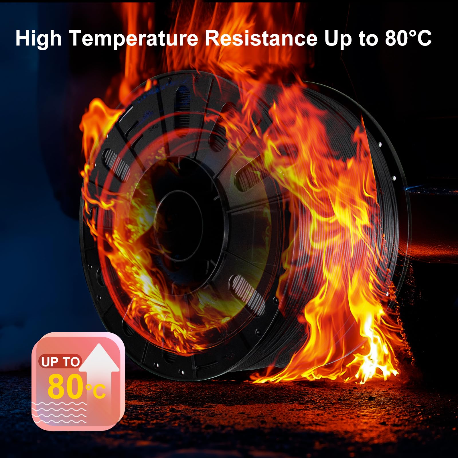 3D Printer Filament Carbon Fiber Petg Filament, Iemai Petg Filament 1.75Mm, Petg Filament Filled 20% Carbon Fiber, 3D Printing F