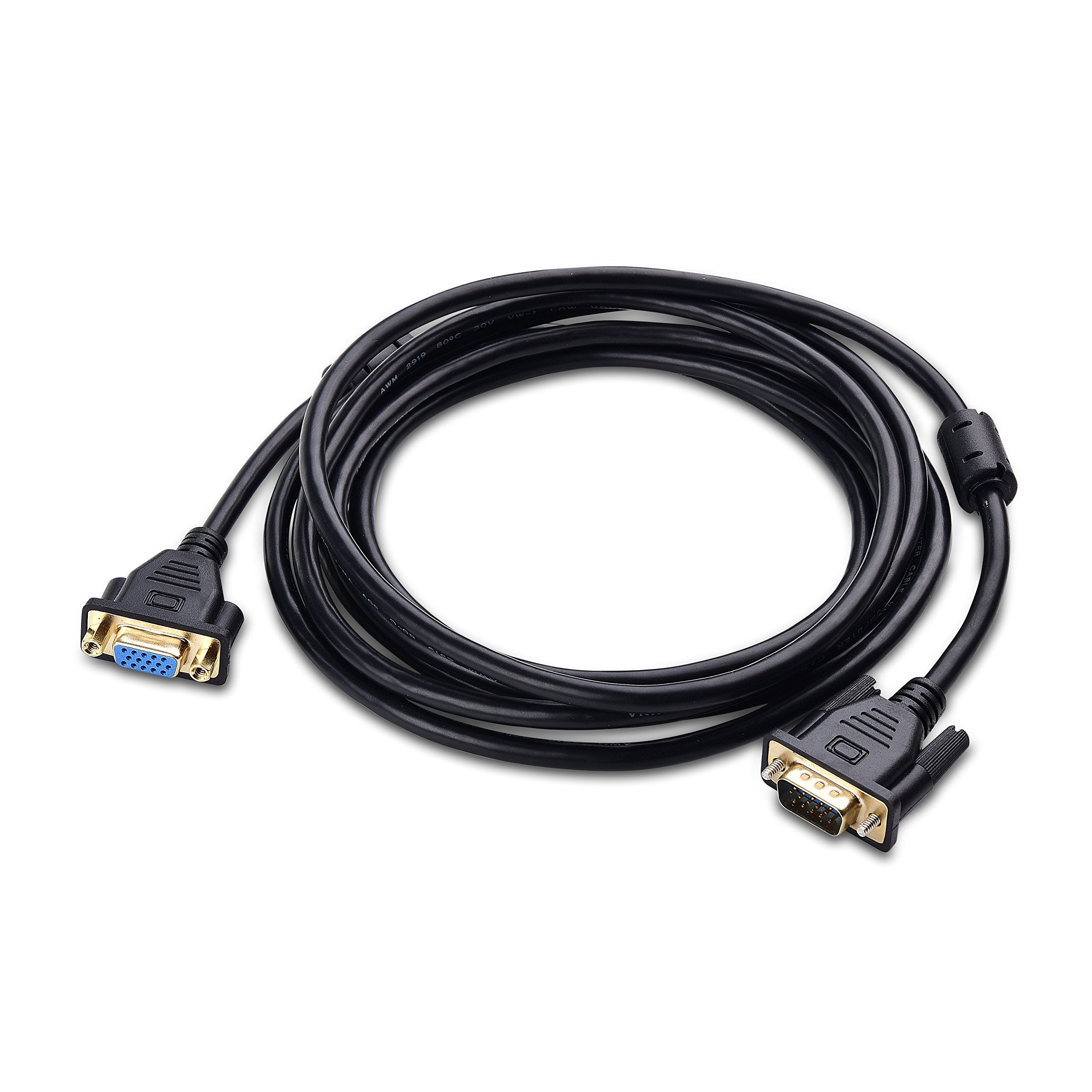Cable Matters VGA Extension Cable (VGA Cable Male to Female)   10 Feet, Not Regular VGA Cable