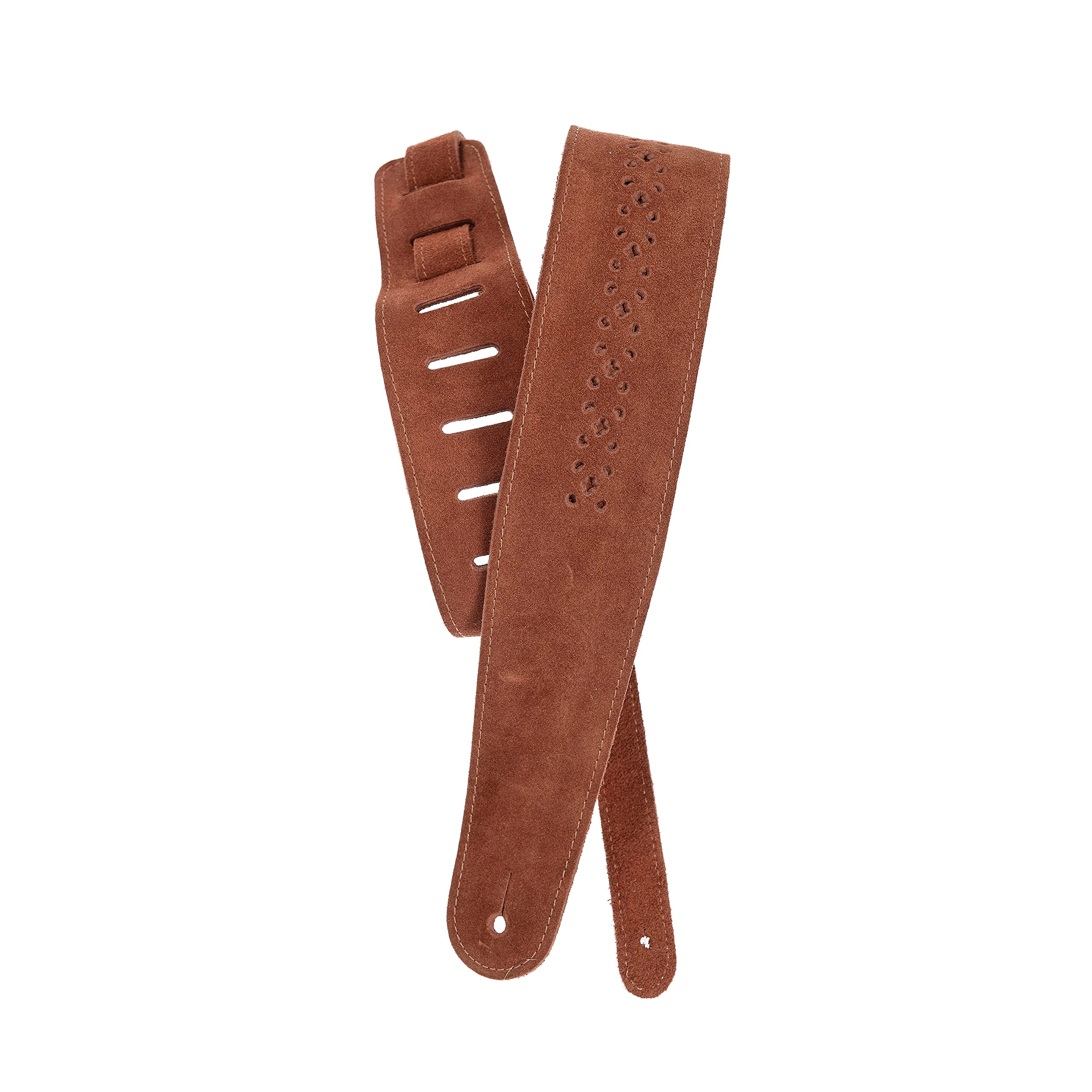 D'Addario Perf Lth St,Camel Suede Rosete (25Prf04)