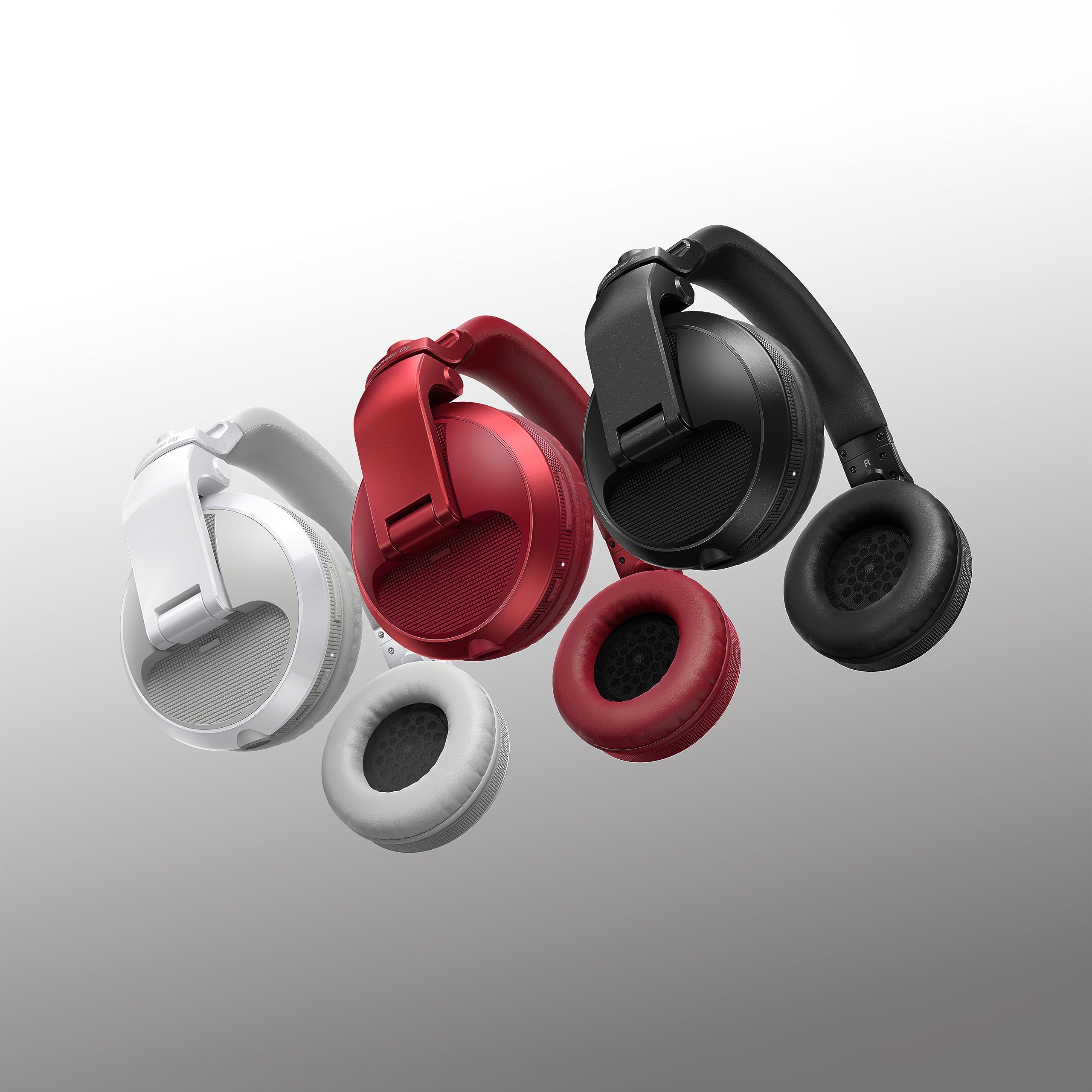 Pioneer Dj Hdj X5Bt R   Closed Back, Bluetooth Compatible, Circumaural Dj Headphones With 40Mm Drivers, 5Hz 30Khz Frequency Rang