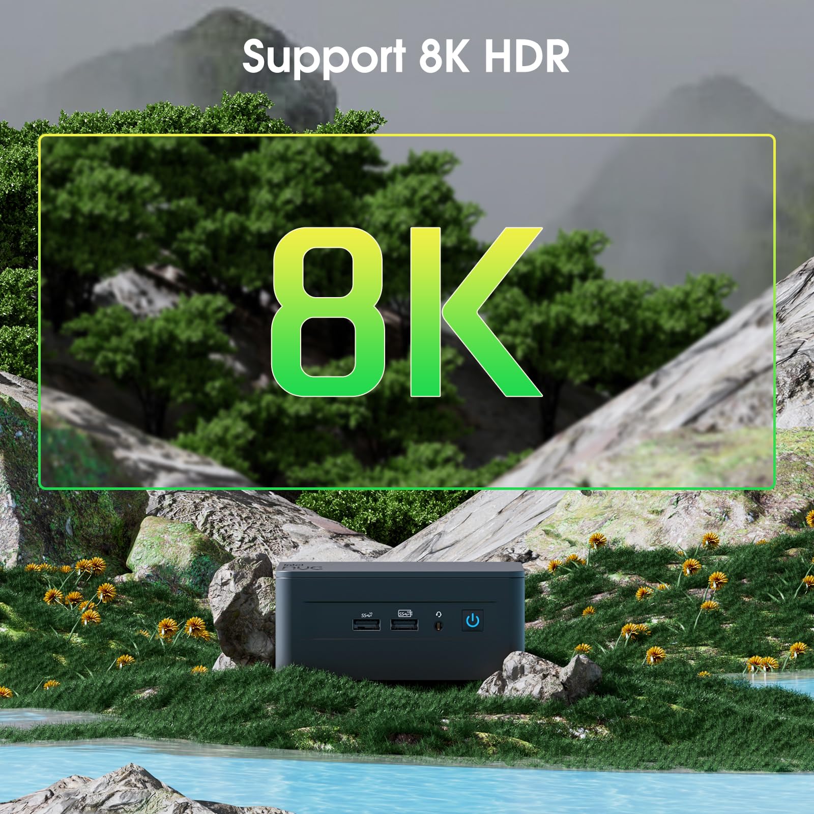 Intel Nuc 13 Pro, Arena Canyon Mini Pc With 13Th Gen Core I7 1360P (12C/16T & Up To 5.0Ghz), 32Gb Ddr4 Ram & 1Tb Nvme Ssd, Suppo