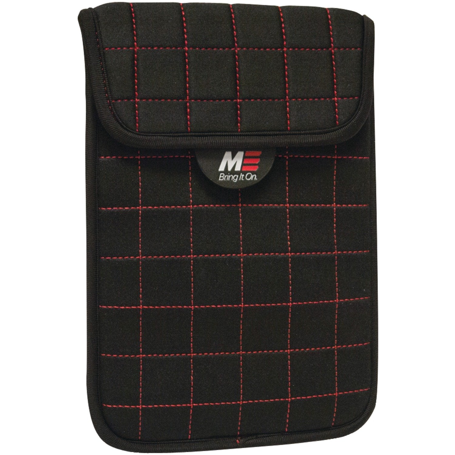 Mobile Edge NeoGrid Sleeve for iPad mini and 7-Inch Tablets/E-Readers - Black with Red (MESST177)
