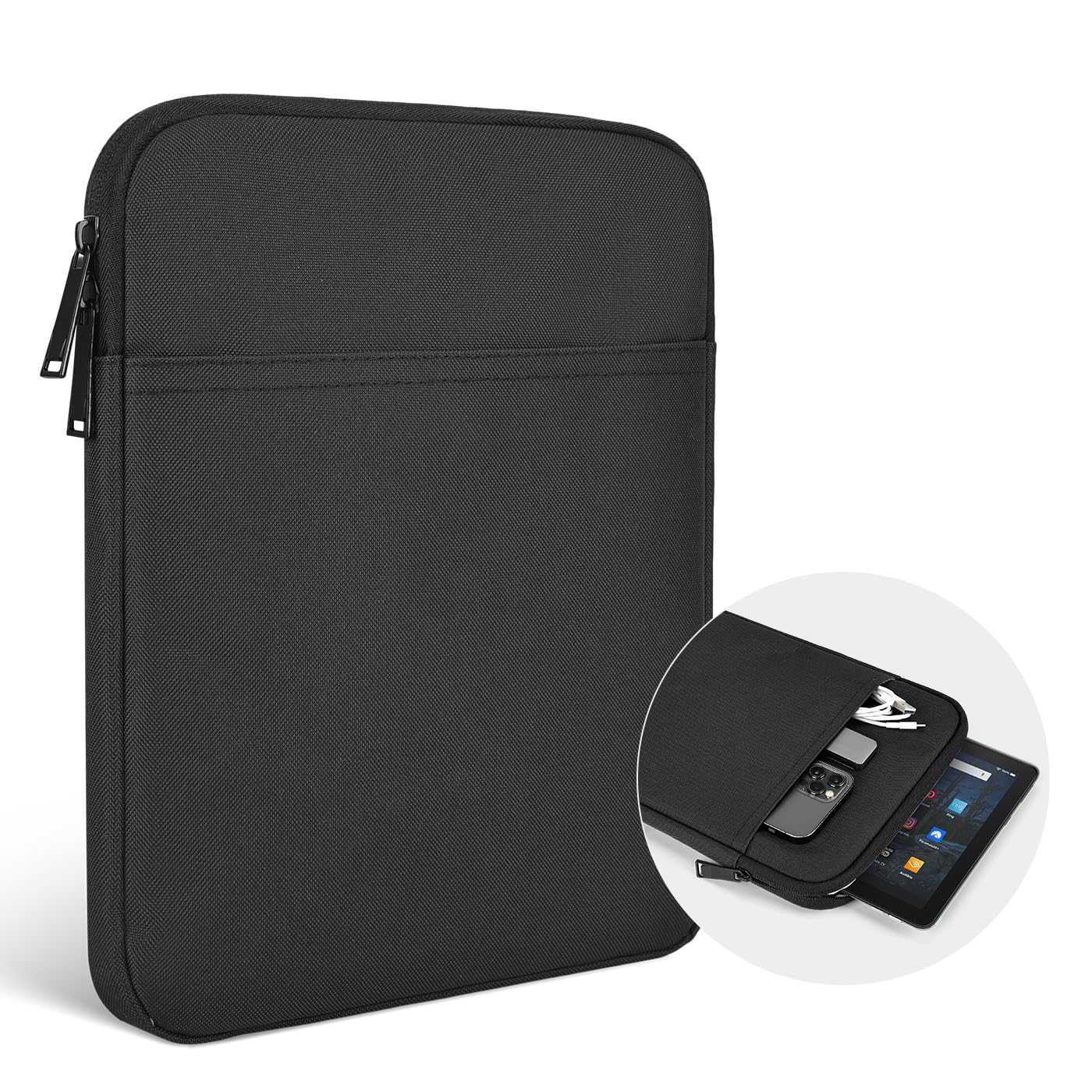 12.4 Inch Tablet Sleeve Case Bag For 2023 Galaxy Tab S9+ Plus 12.4''/Galaxy Tab S9 Fe+,Galaxy Tab S8+/Galaxy Tab S7 Fe/Galaxy Ta