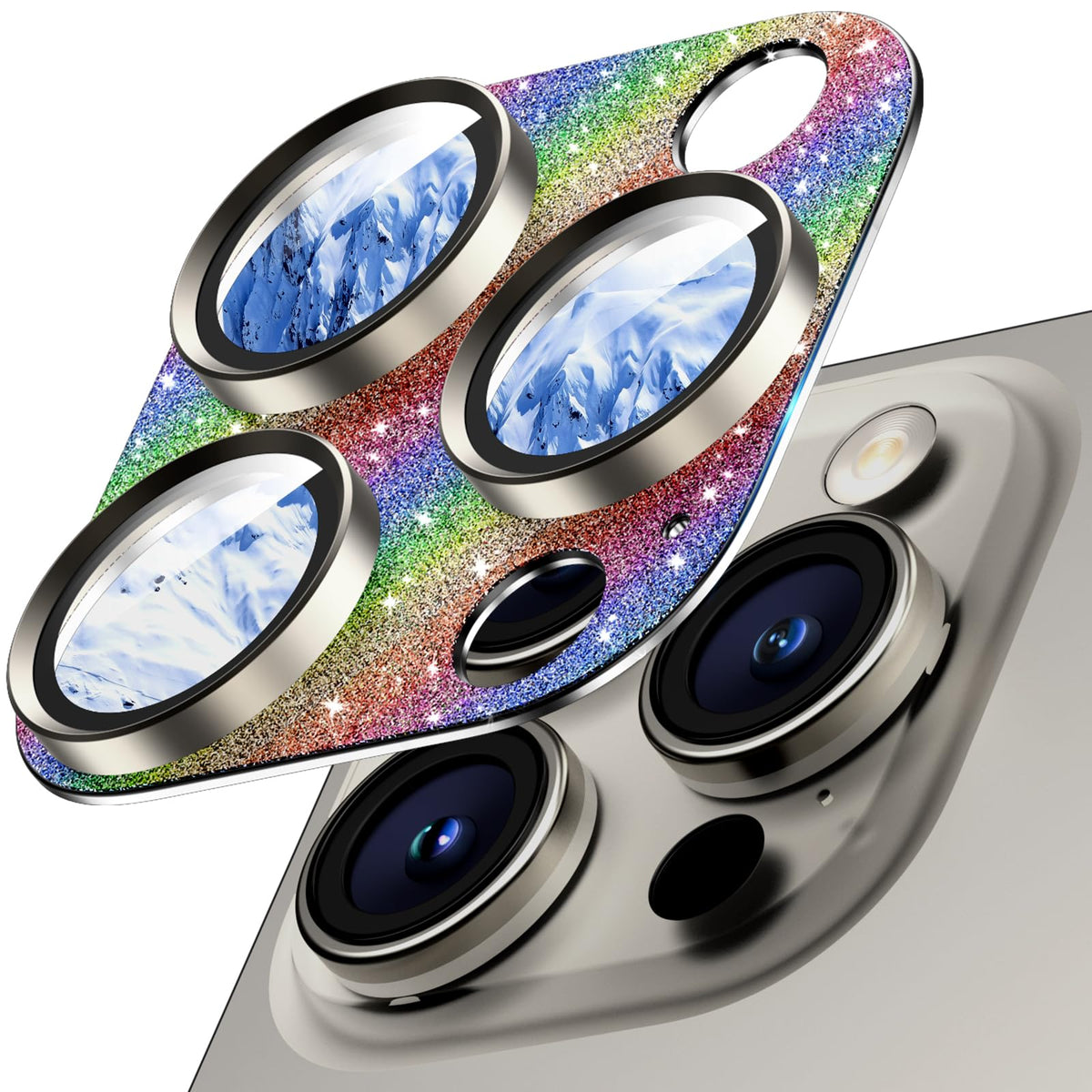 Wumigoo Camera Lens Protector For Iphone 16 Pro Max/16 Pro/Iphone 15 Pro Max/15 Pro/Iphone 14 Pro Max/14 Pro, Aluminum Alloy Sap