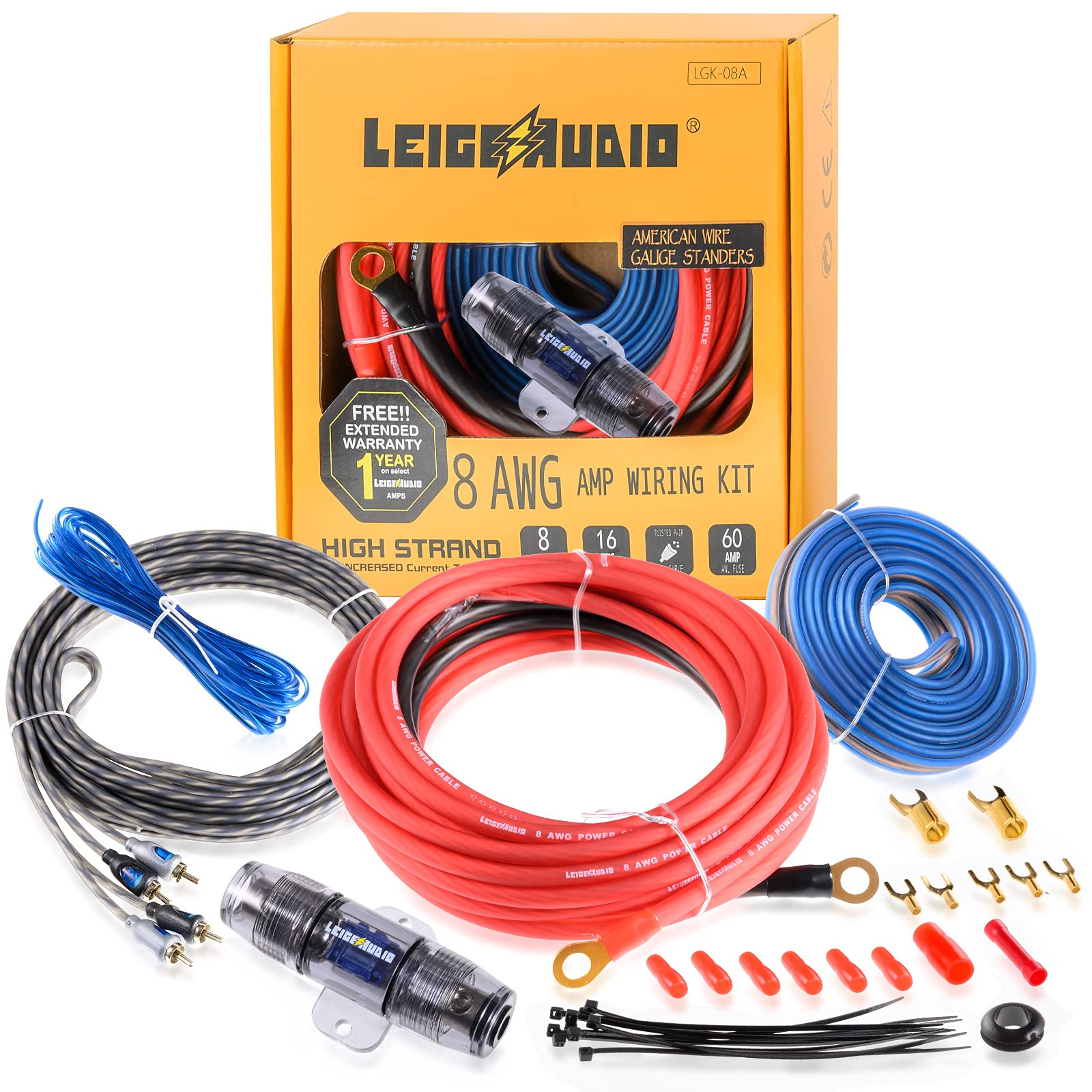 8 Gauge Subwoofer Wiring Kit Ture 8 Awg Amplifier Installation Wiring Kit   Car Amp Wiring Kit Helps You Make Connections And Br