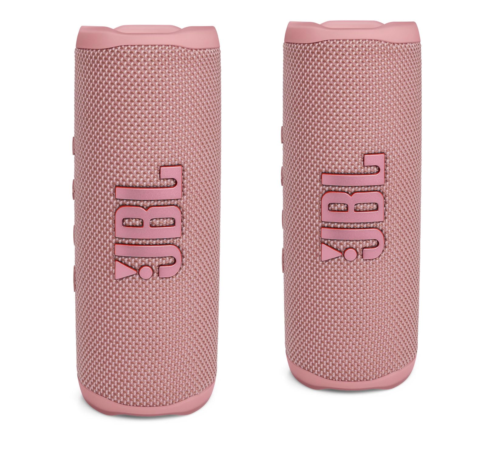 JBL FLIP 6 Waterproof Portable Bluetooth Speaker Bundle  Pink (Pack of 2)