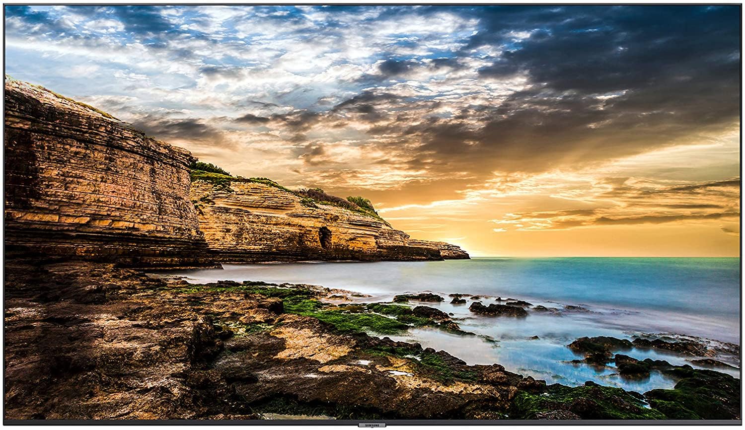 SAMSUNG Business QE65T 65-inch 4K UHD 3840x2160 LED Commercial Signage Display, HDMI, USB, Speakers, 3-Yr Wrnty, 16/7 Operation,