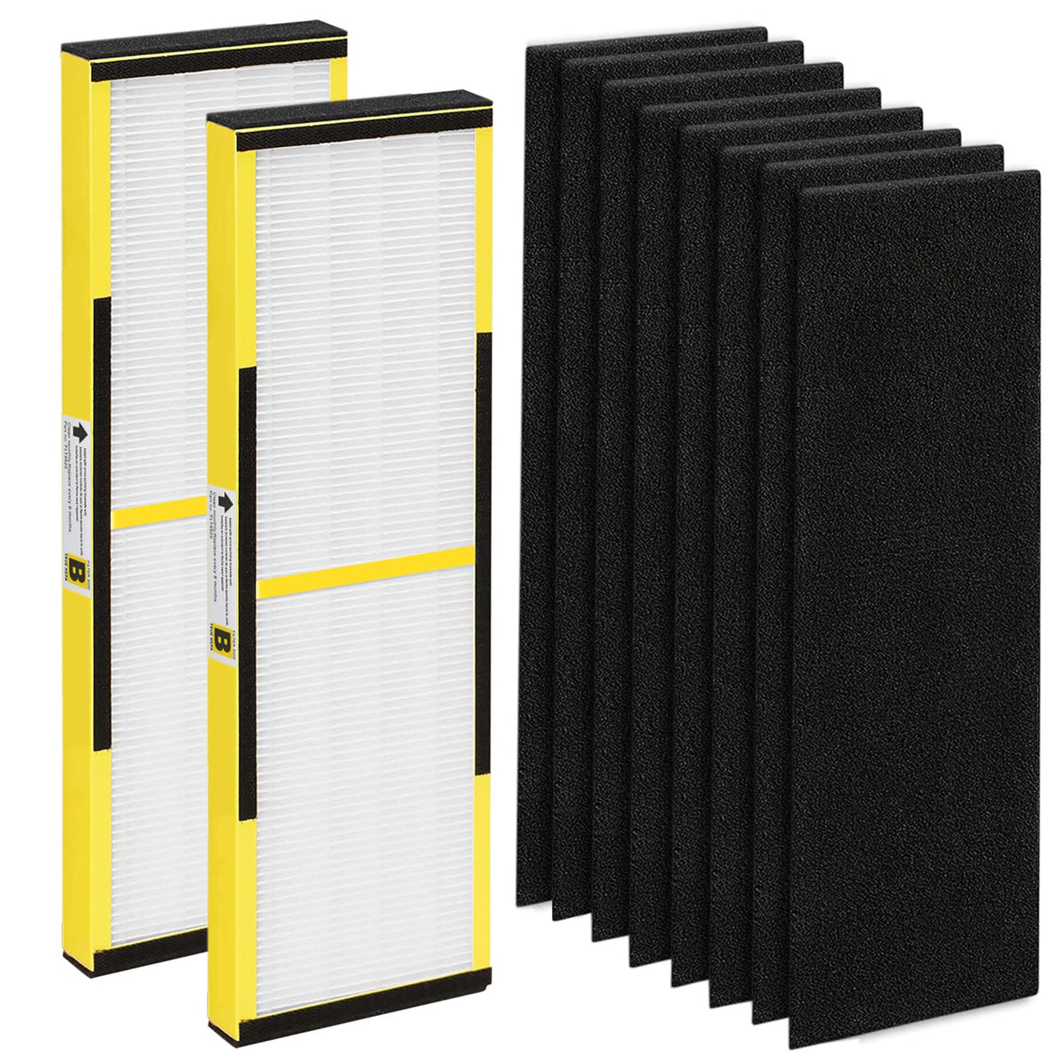 Flt4825 Filter B True Hepa Replacement Compatible With Air Purifier Models Ac4825 Ac4300 Ac4800 Ac4850Pt Ac4900Ca Ac4820 Ap2200C