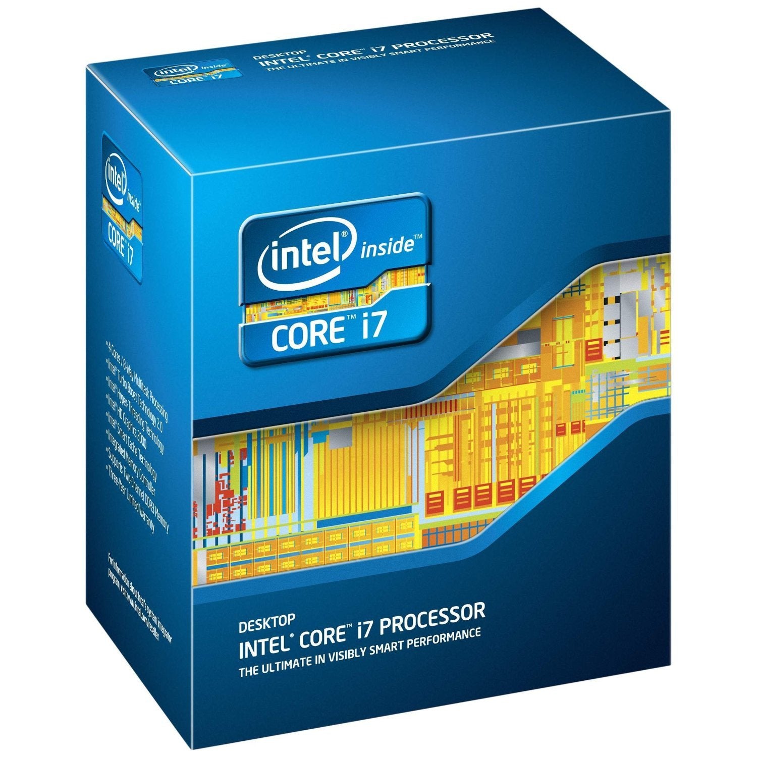 Intel Core I72700K Quadcore Processor 3.5 Ghz 8 Mb Cache Lga 1155  Bx80623I72700K