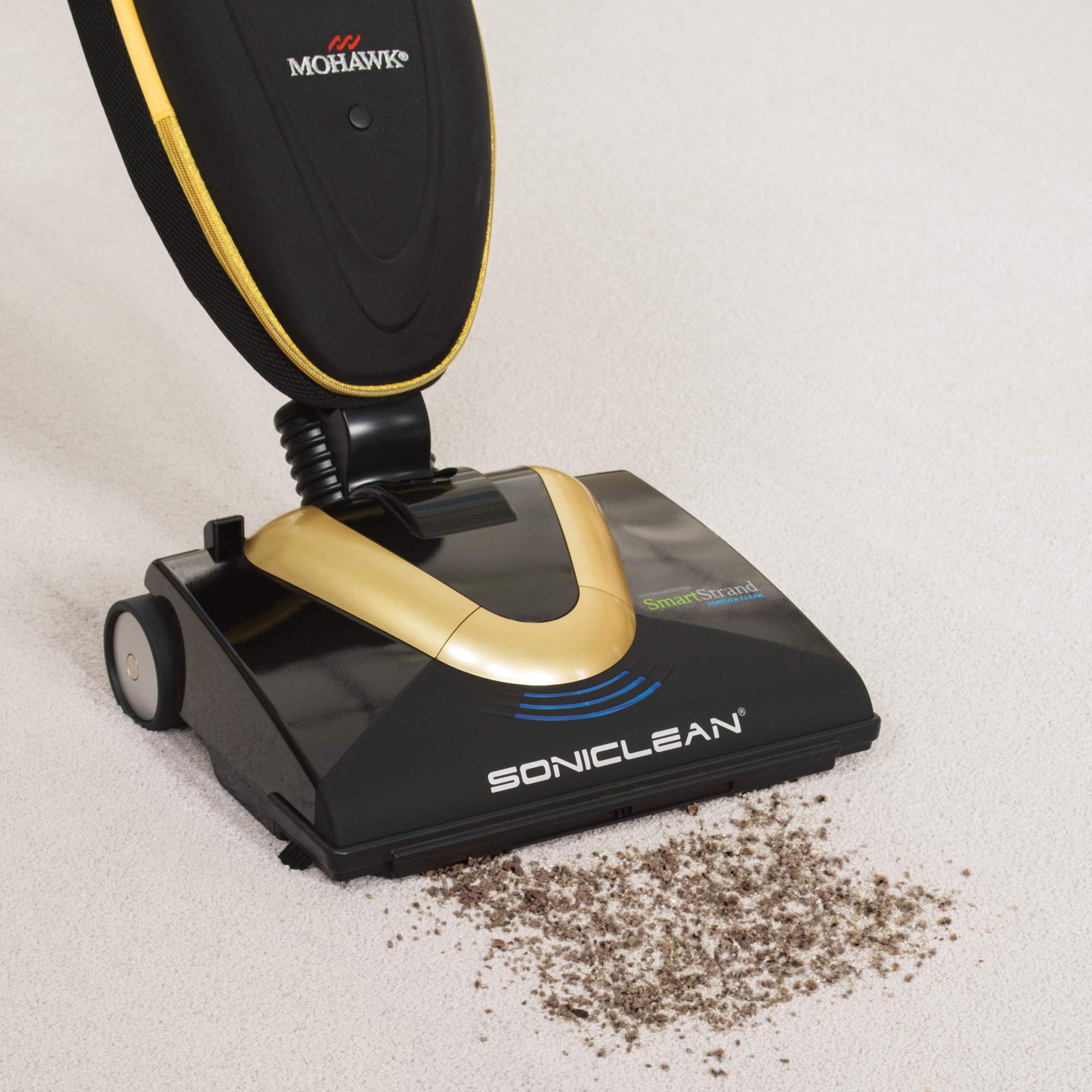 Soniclean Soft Carpet Upright Vacuum Cleaner - SFC-7000, Plastic, Black/Gold, Ideal for Soft Carpets, Upright Size
