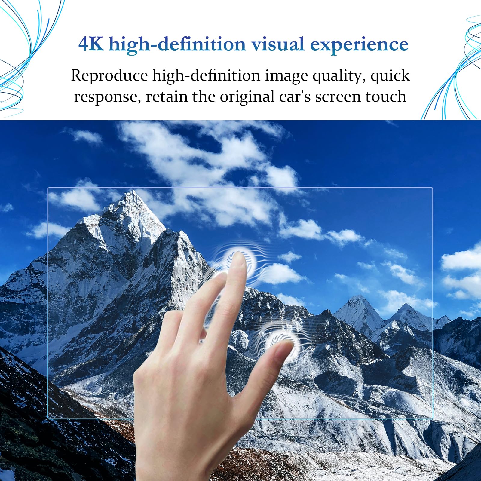 (Newest) Sktu For 2024 Toyota Tacoma Screen Protector 14 Inch For 2024 Toyota Tacoma (Limited/Trailhunter/Trd Pro) Navigation Toyota Tacoma 2024 Accessories 2024 Tacoma N400 Tempered Glass Ultra Hd