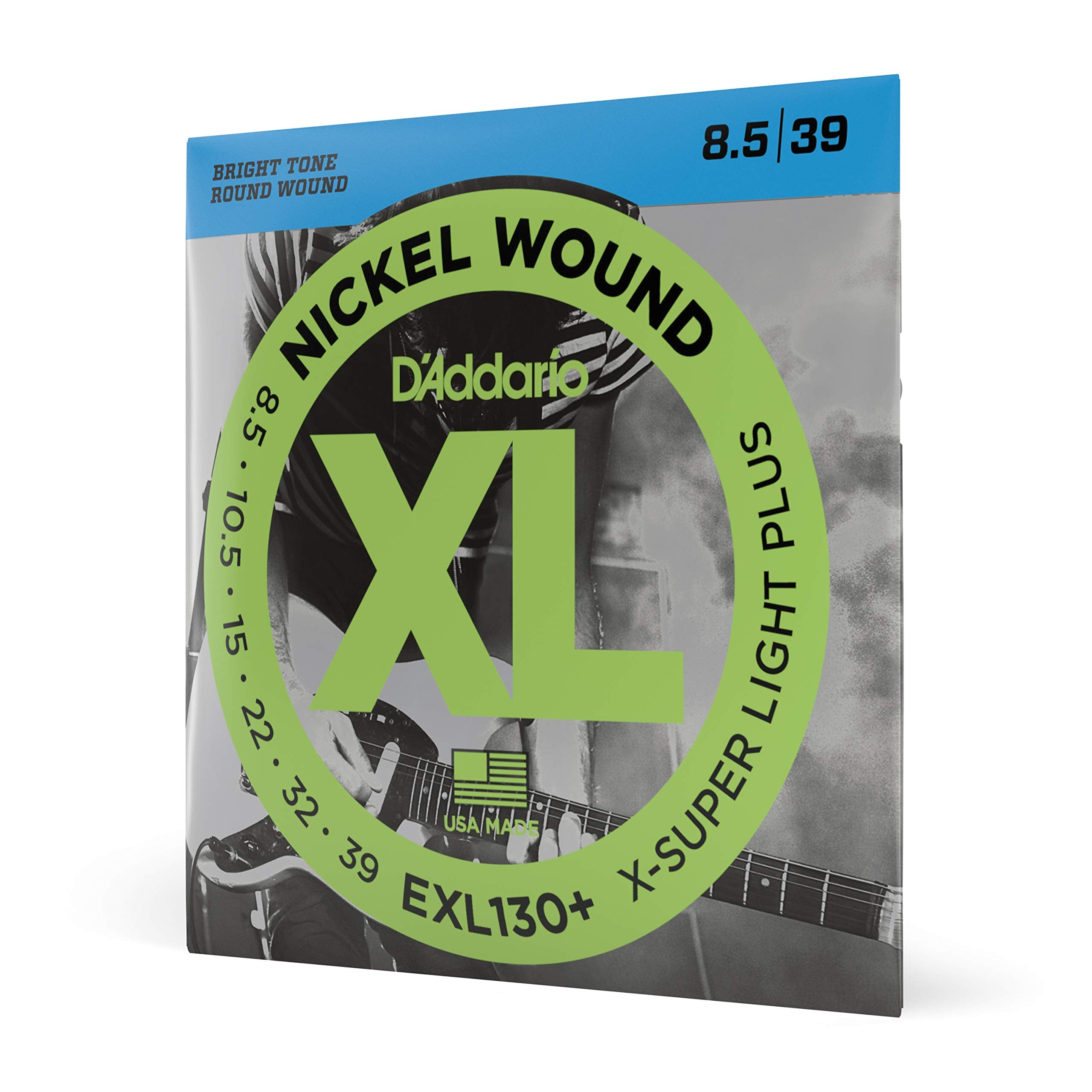 D'Addario Guitar Strings   Xl Nickel Electric Guitar Strings   Exl130+   Perfect Intonation, Consistent Feel, Reliable Durabilit