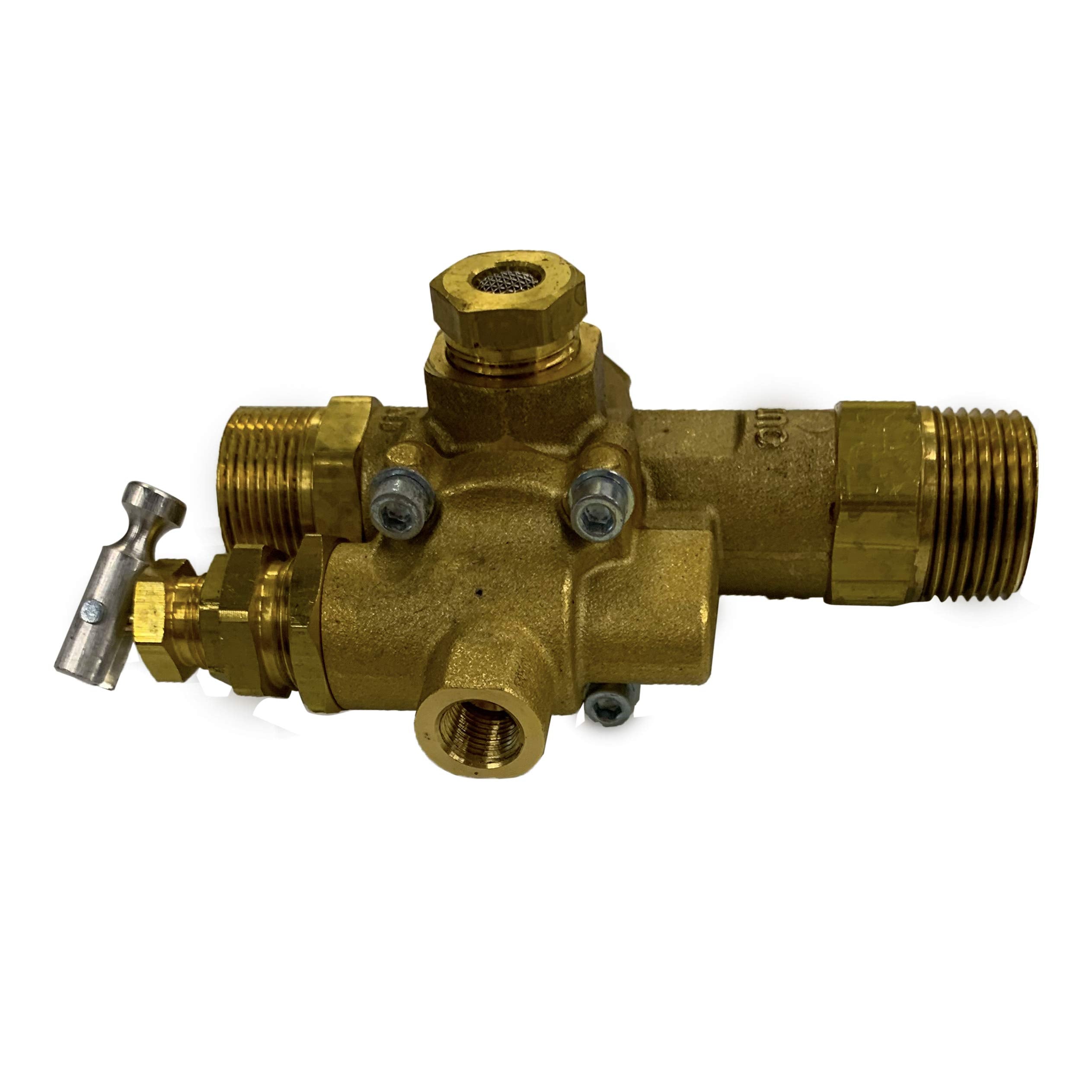 Gas Air Compressor Unloader Check Valve Combo 145 175 Psi 3/4'' Inlet & Outlet