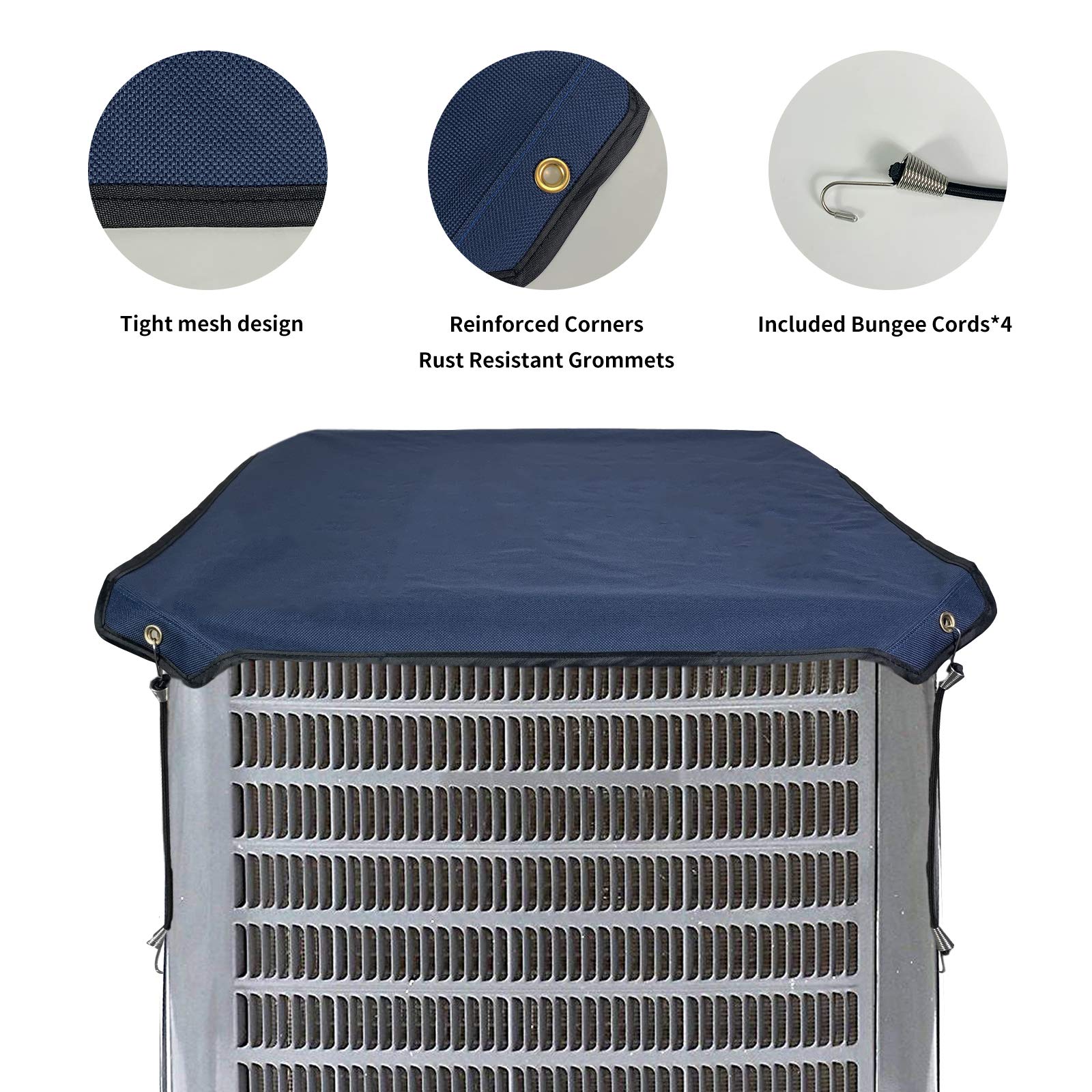 Homydom Air Conditioner Cover For Outside Units,Ac Cover For Outdoor Central Unit Top,Air Conditioner Cover Waterproof Material,
