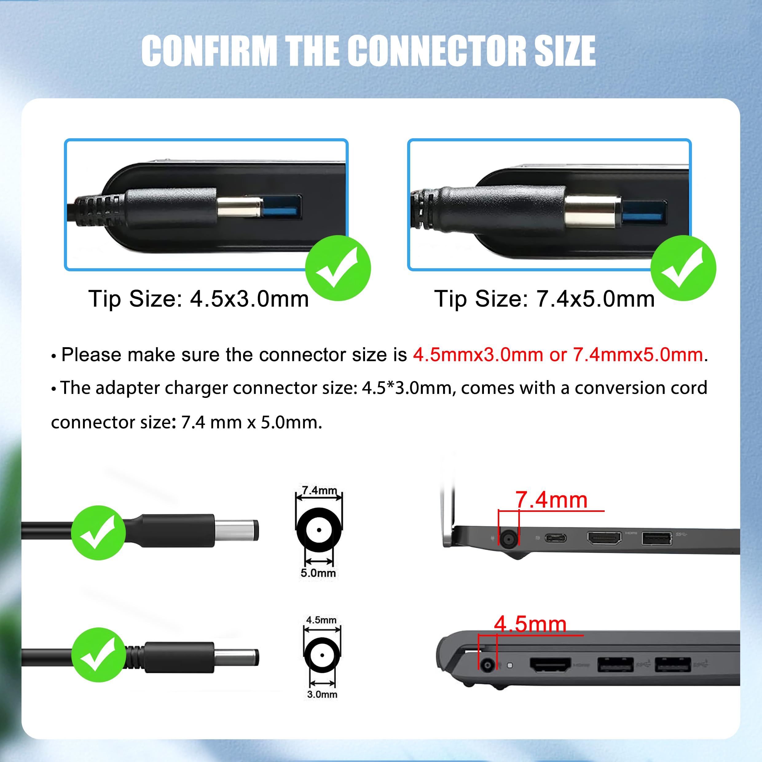 Dongni 90W Optiplex Charger For Dell Optiplex 9020 7050 7040 5090 5050 3050 3020 3060 3070 3080 7060 Micro Desktop Computer Insp