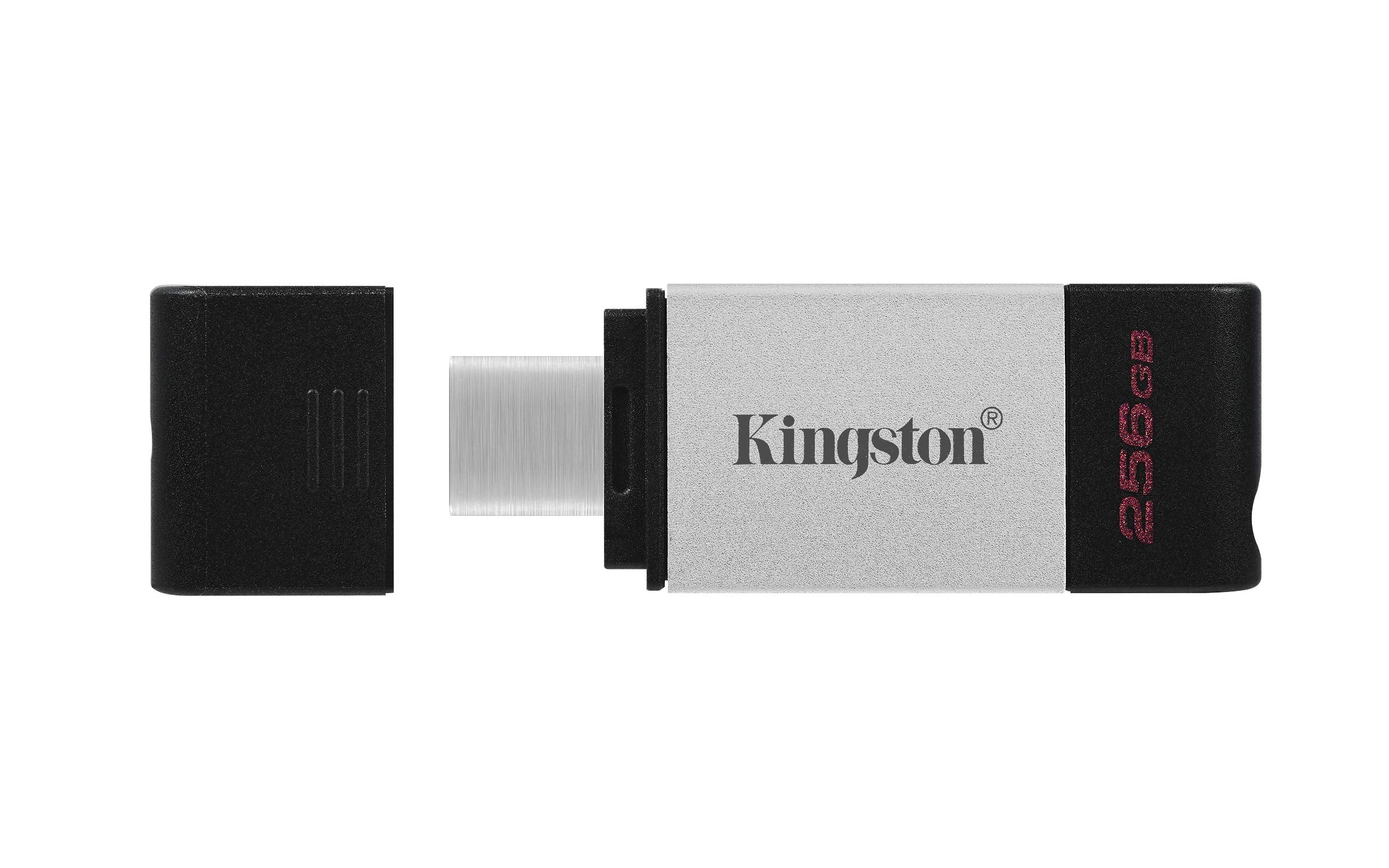 Kingston Datatraveler 80 256Gb Usb Type-C Flash Drive (Dt80/256Gb), Metal