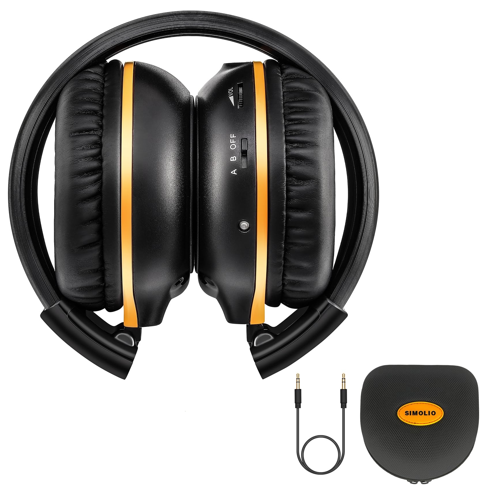 Simolio Infrared Headphones For Uconnect & Honda Odyssey & Chrysler Pacifica & Gmc Yukon & Chevy Suburban & Cadillac Escalade &