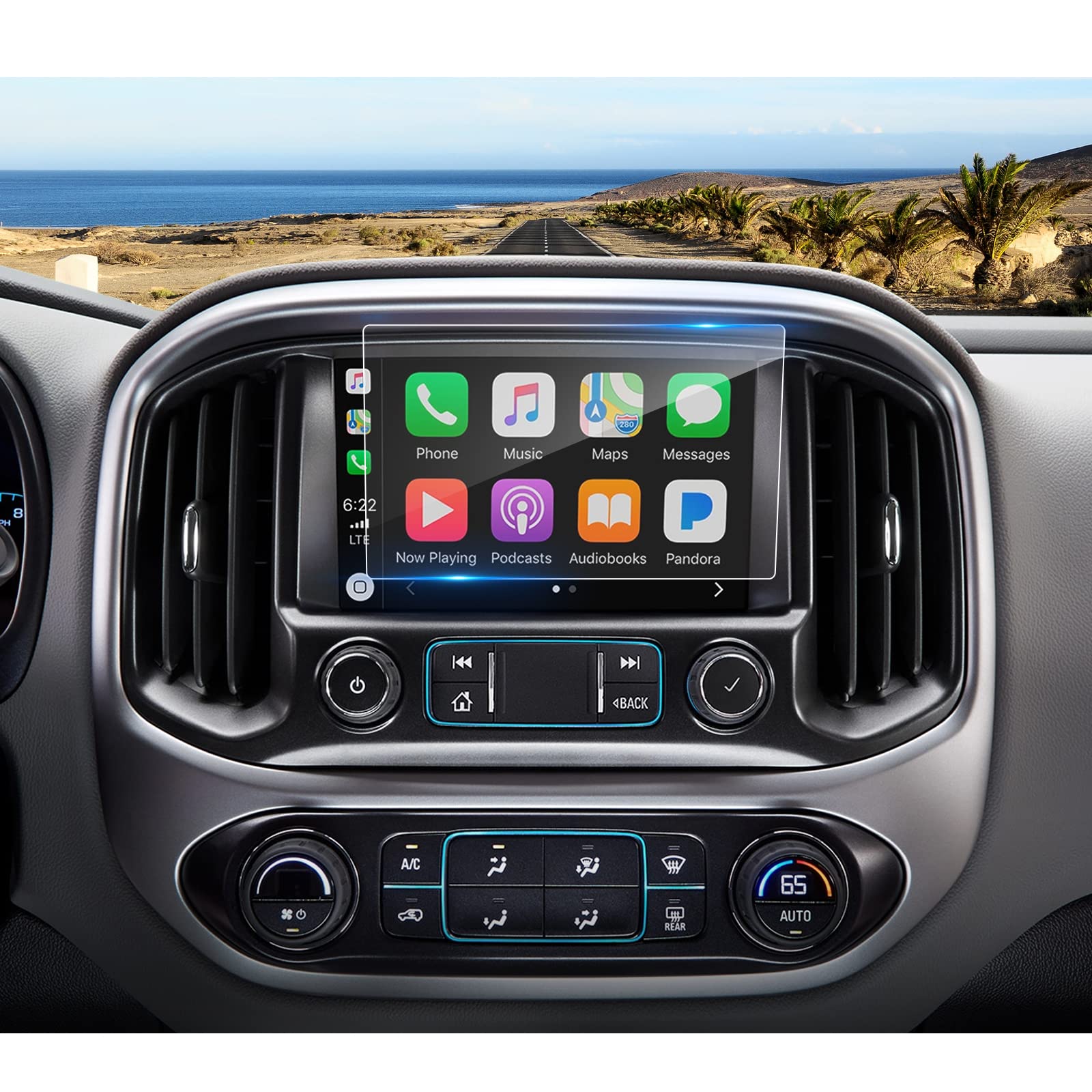 Coleya 2014 2021 Sierra 1500 Screen Protector For Gmc Sierra 8 Inch Touch Screen, For 2022 2023 Sierra 2500Hd/3500Hd Screen Prot