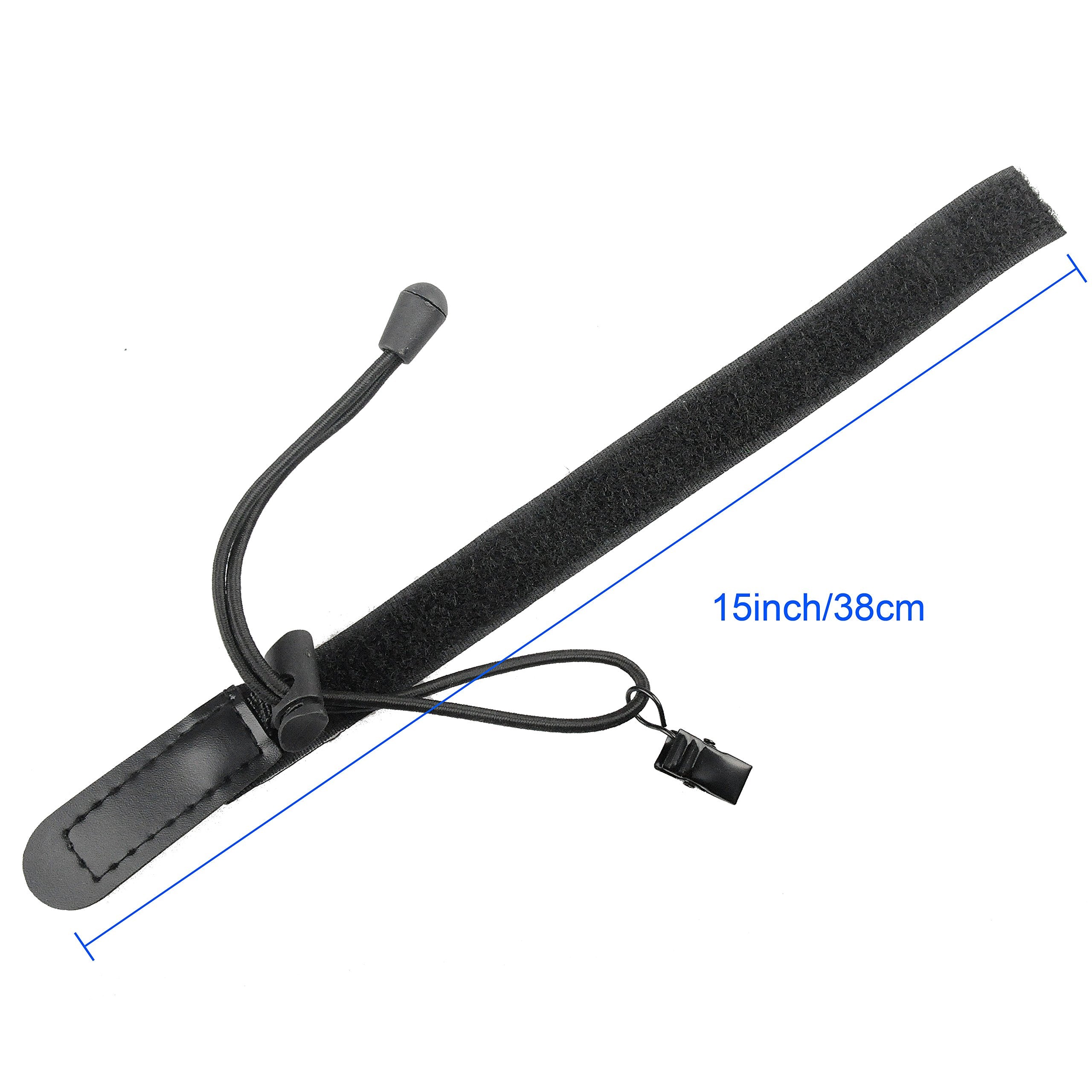 Slow Dolphin Backdrop Background Muslin String Clips Holder Multifunctional For Photo Video Photography Studio 12 Pack, Black