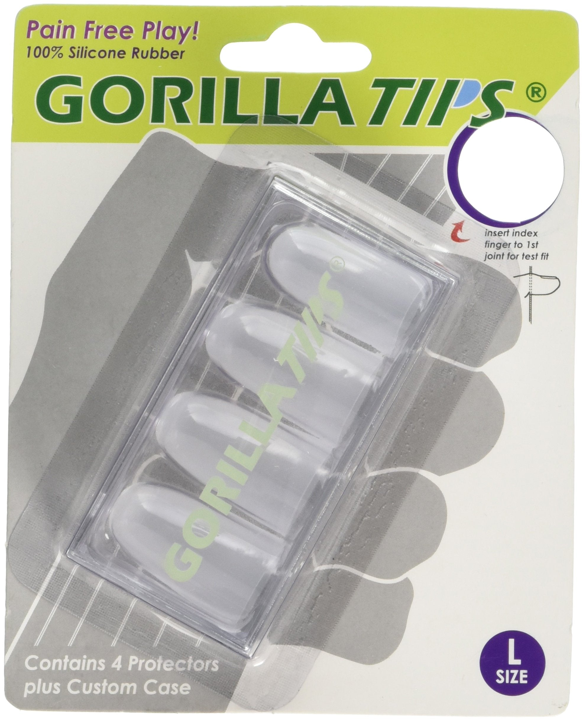 Alfred Music Publishing GT Gorilla Tips Large Clear Guitar Tools (98-GT103CLR)