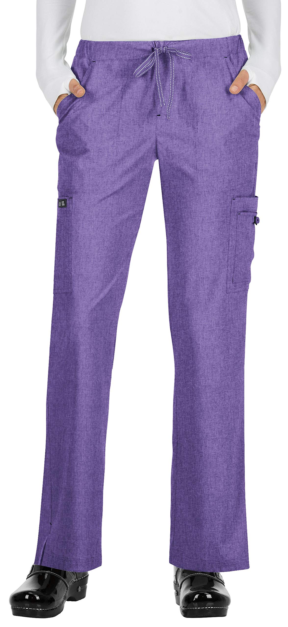Koi Basics 731 Womens Holly Pant Heather Wisteria Xxs