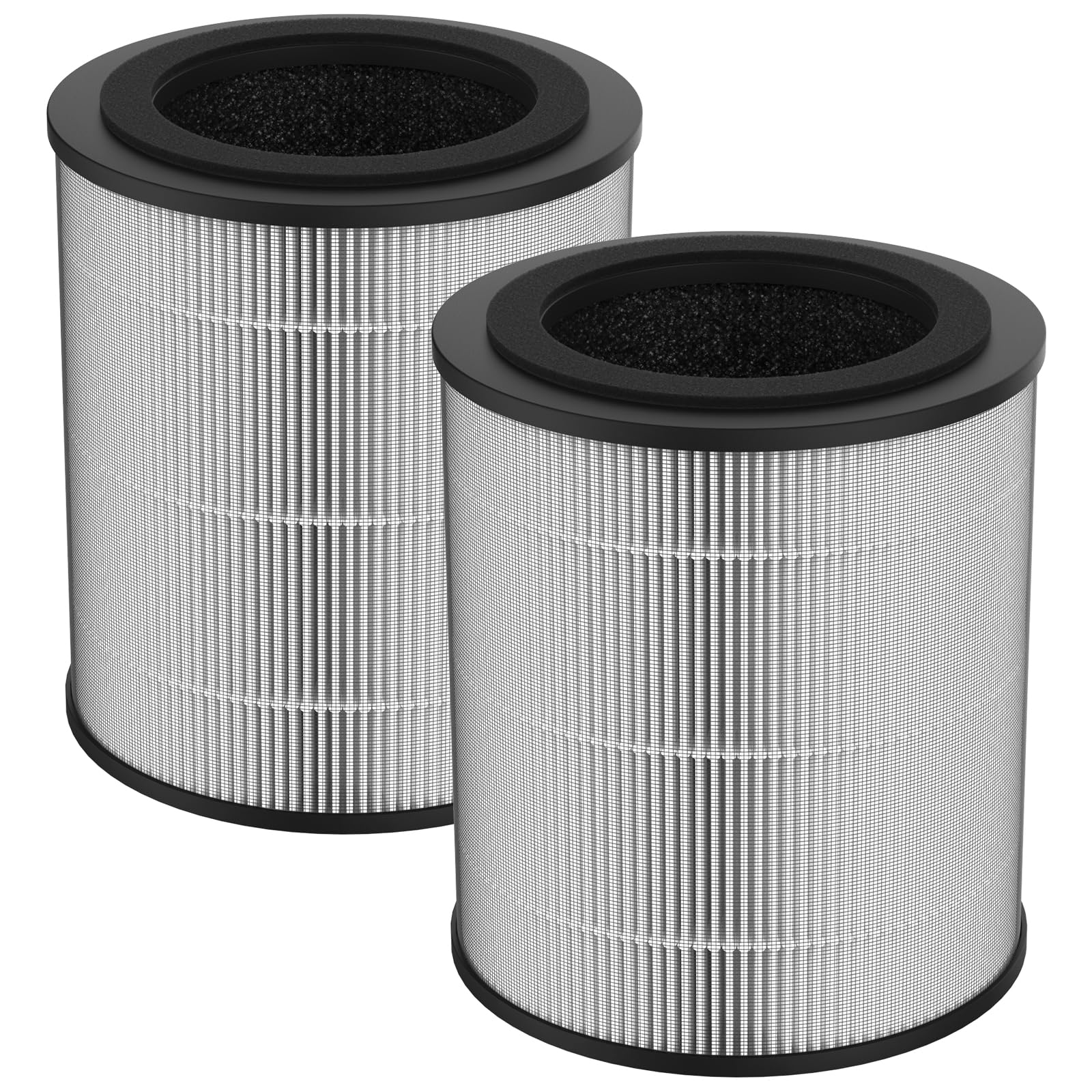 Jf100 Replacement Filter, 3 In 1 H13 True Hepa And High Efficiency Activated Carbon Filter, 2 Pack