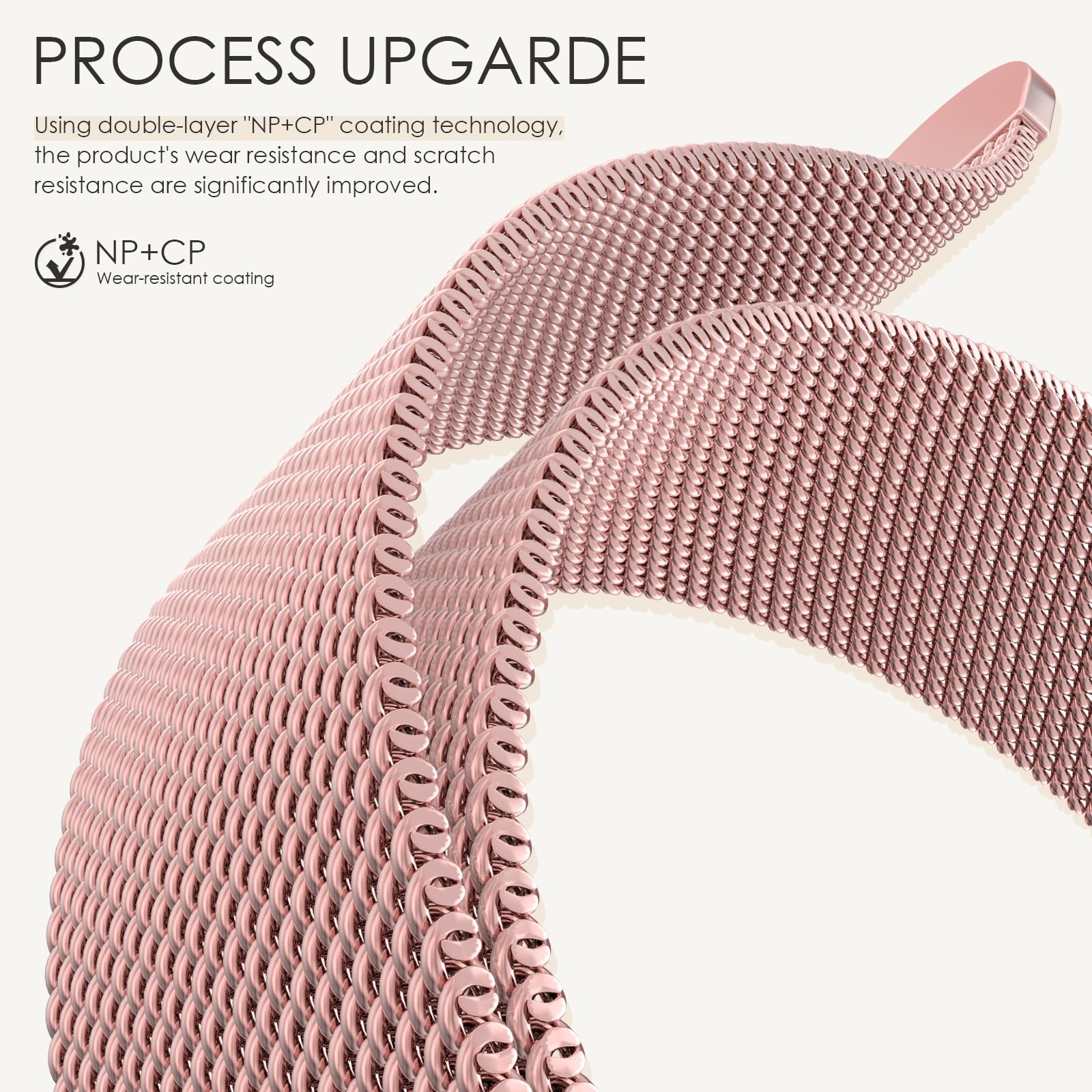 Original Milanese Loop Band Compatible With Apple Watch 38Mm 40Mm 41Mm 42Mm 44Mm 45Mm 46Mm 49Mm - Women & Men Magnetic Closure A