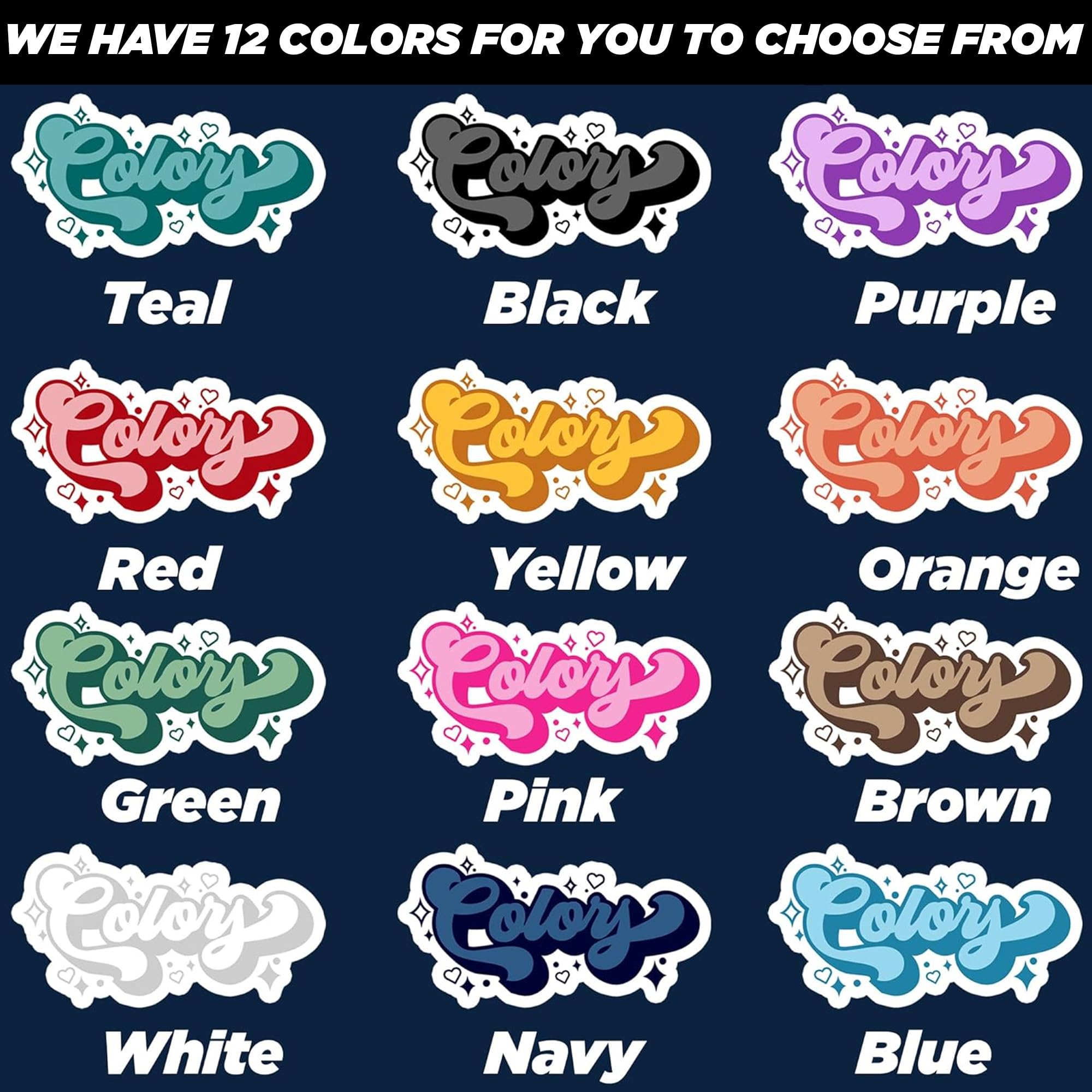 Personalized Name Sticker Custom Name Sticker Star Vintage Color Custo ...