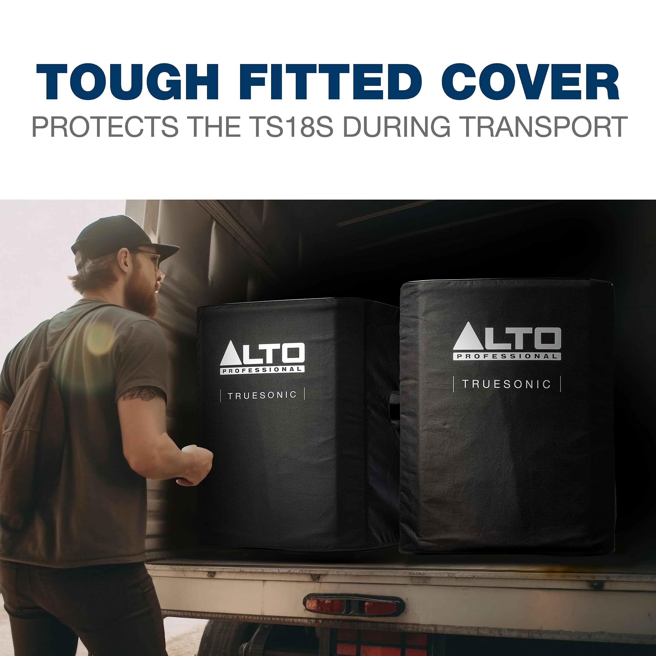 Alto Professional Ts18S Cover   Durable Slip On Cover For Ts18S Powered Subwoofer With Nylon Lining Construction And Handle Acce