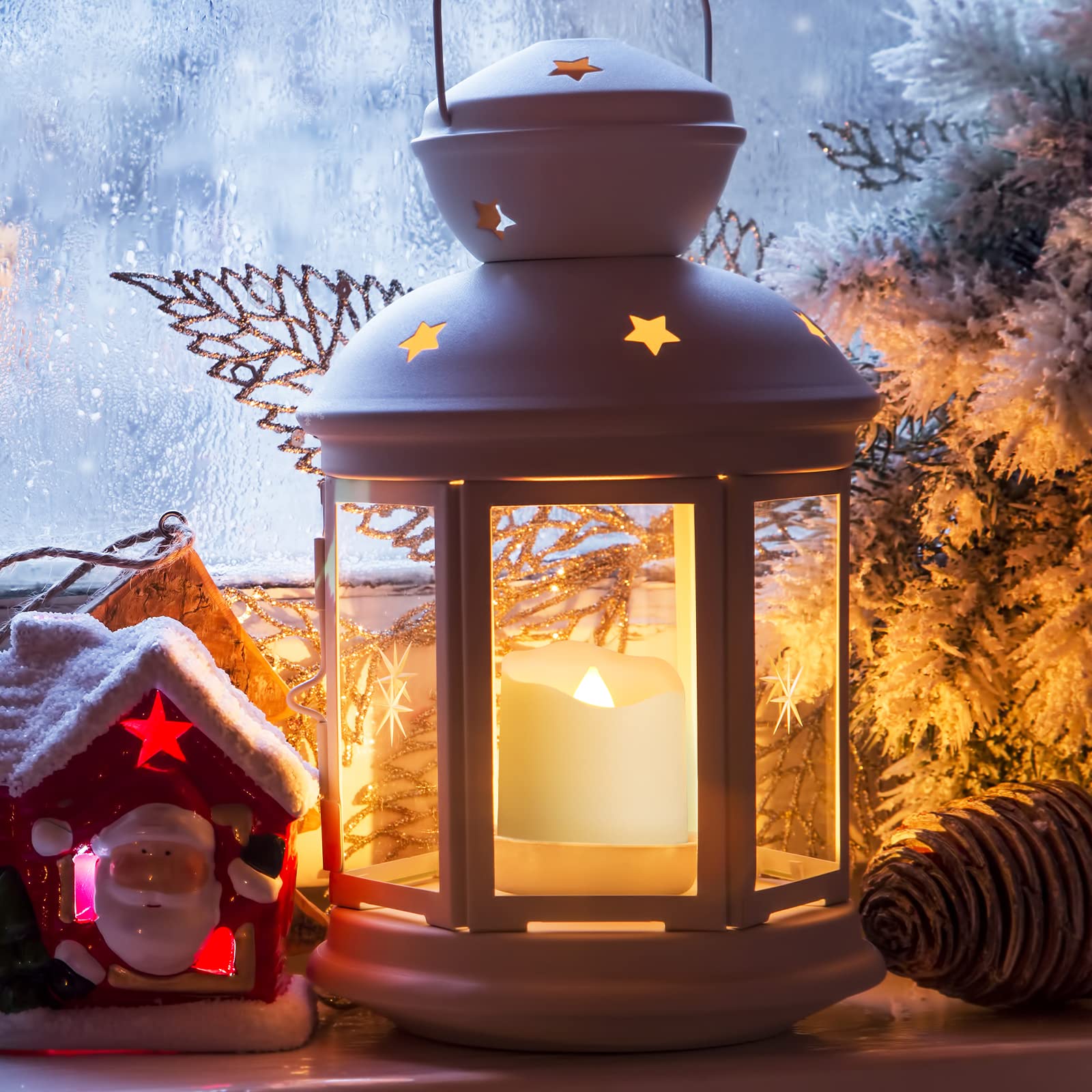 Daord Usb Rechargeable Flameless Led Tea Lights Warm White Votive Candles With Remote Battery Flickering Tealights Candle For Ha