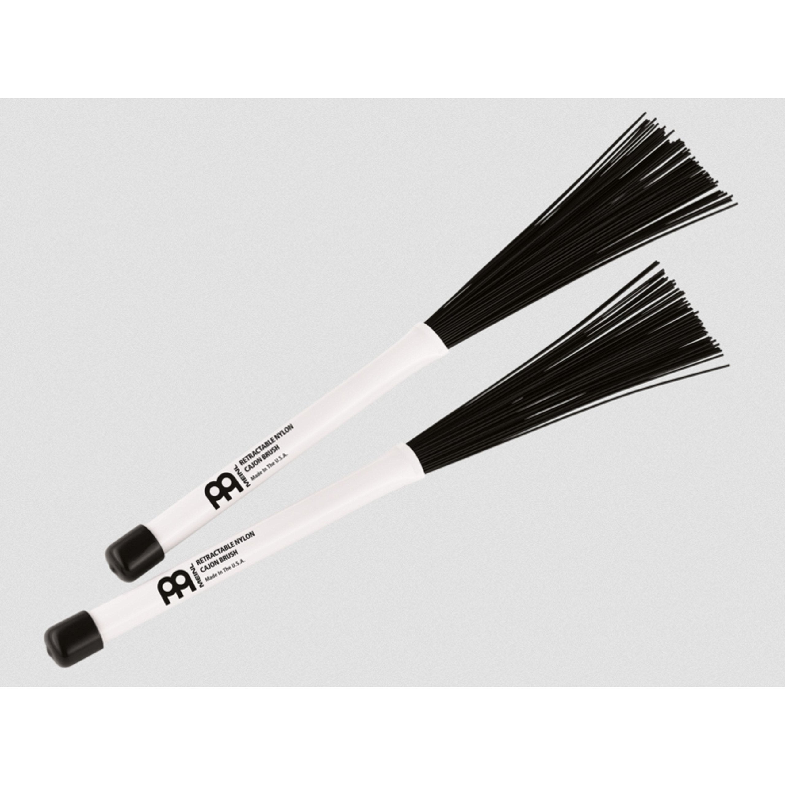 Meinl Percussion Retractable Nylon Cajon Drum Brushes - Made in USA - for Acoustic Music (CB2)