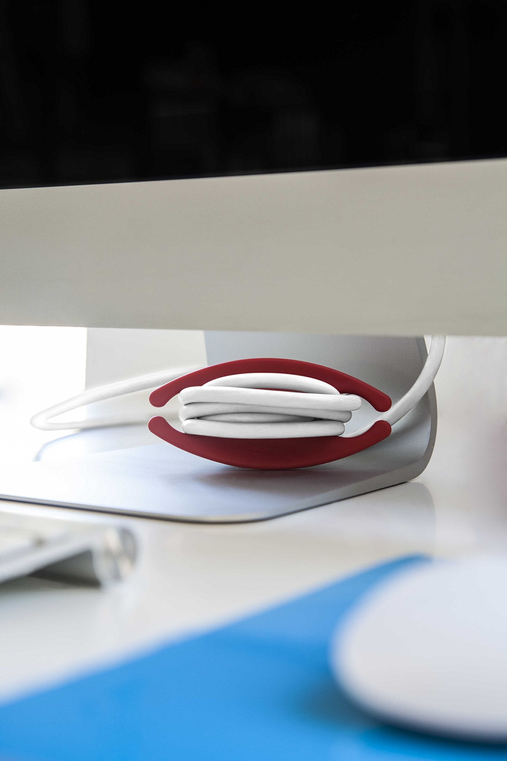 Bobino Cord Wrap - Large - White - Stylish Cable And Wire Management / Organizer