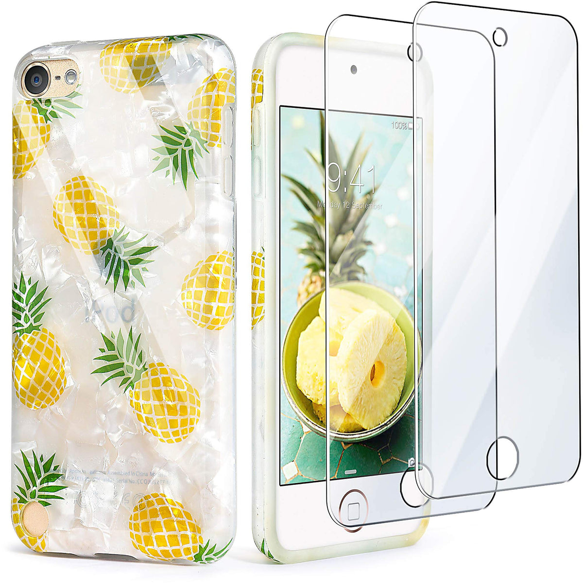 Ipod Touch 7Th Generation Case With 2 Screen Protectors, Idwell Ipod Touch 6 Case, Ipod 5 Case, Slim Fit Anti Scratch Flexible S