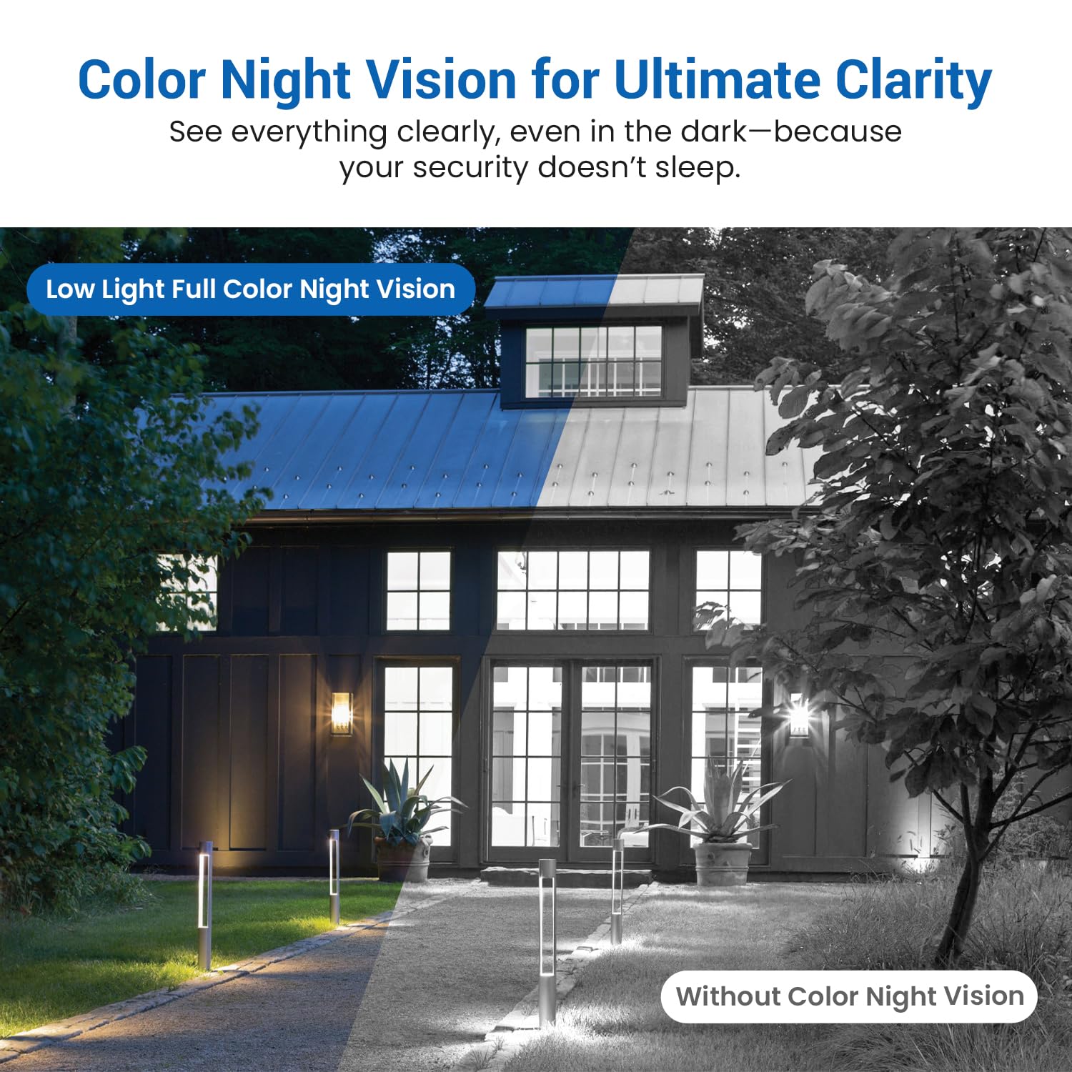 Clipblur 1080P Wireless Video Doorbell Camera With Chime, Color Night Vision, 2 Way Talk, Ai Human Detection And Instant Alerts,