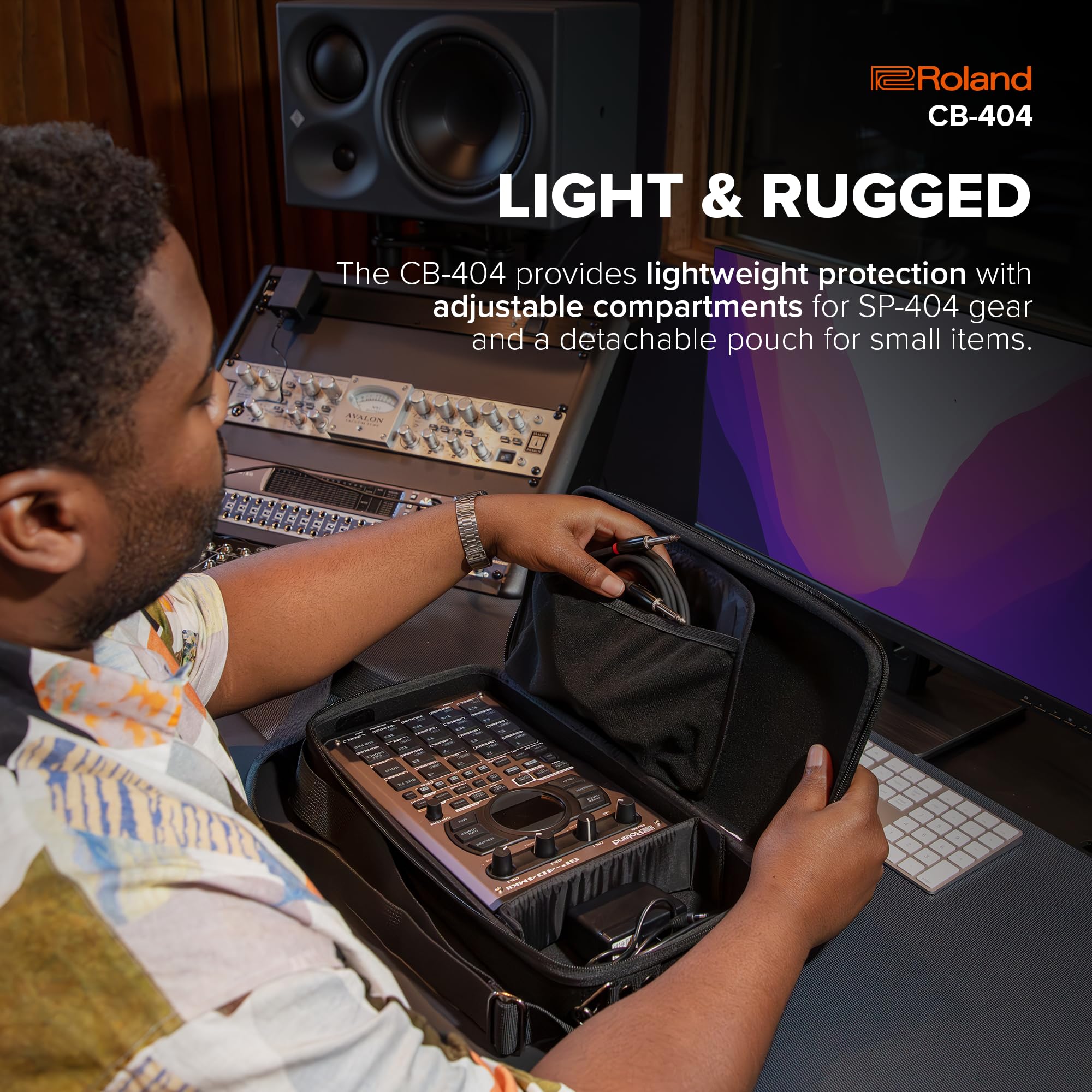Roland Cb-404 Custom Sp-404Mkii, Sp-404A, Sp-404Sx & Sp-404 Samplers Carry Case