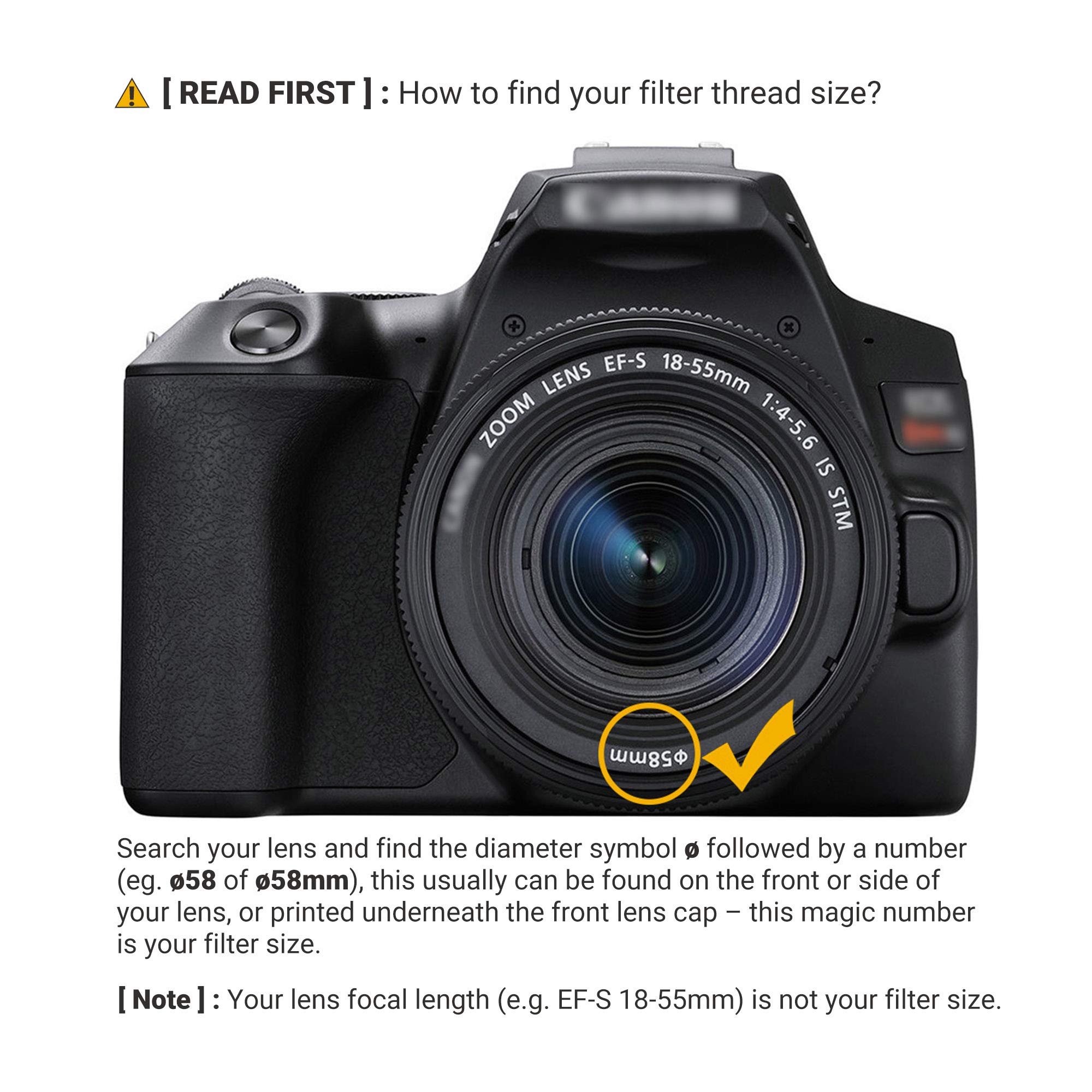 Jjc 58Mm Variable Star Filter Cross Screen Starburst Filter Kit For Canon Ef S 18 55Mm F3.5 5.6 For Nikon Af S 50Mm F1.8G For Fu