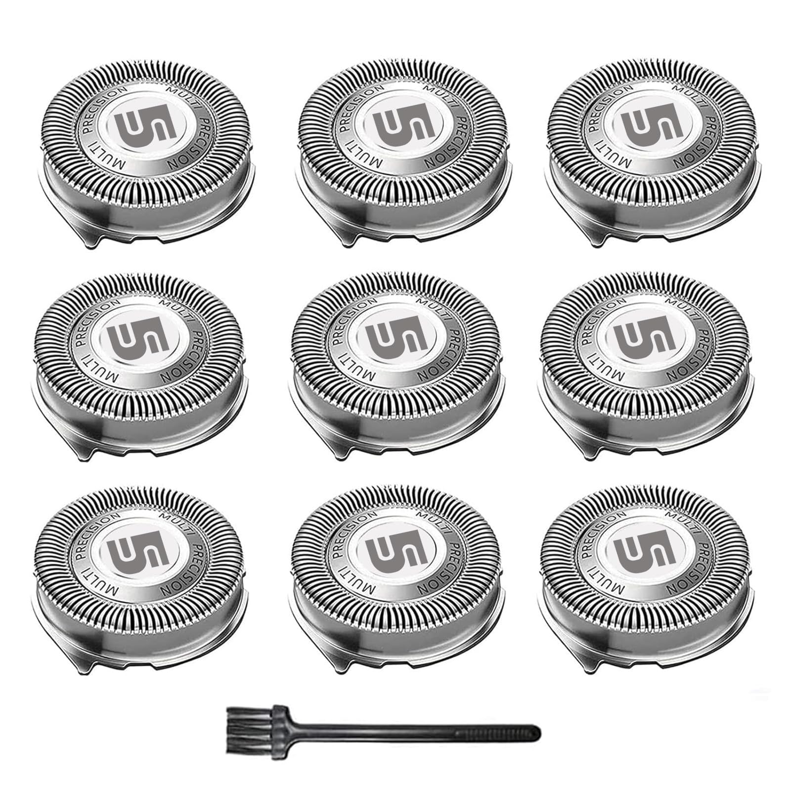 Sh50 Replacement Heads For Series 5000 Electric Shaver, Replacement Blades Head Fit For Series 5000 (S5Xxx), Aquatouch (S5Xxx),
