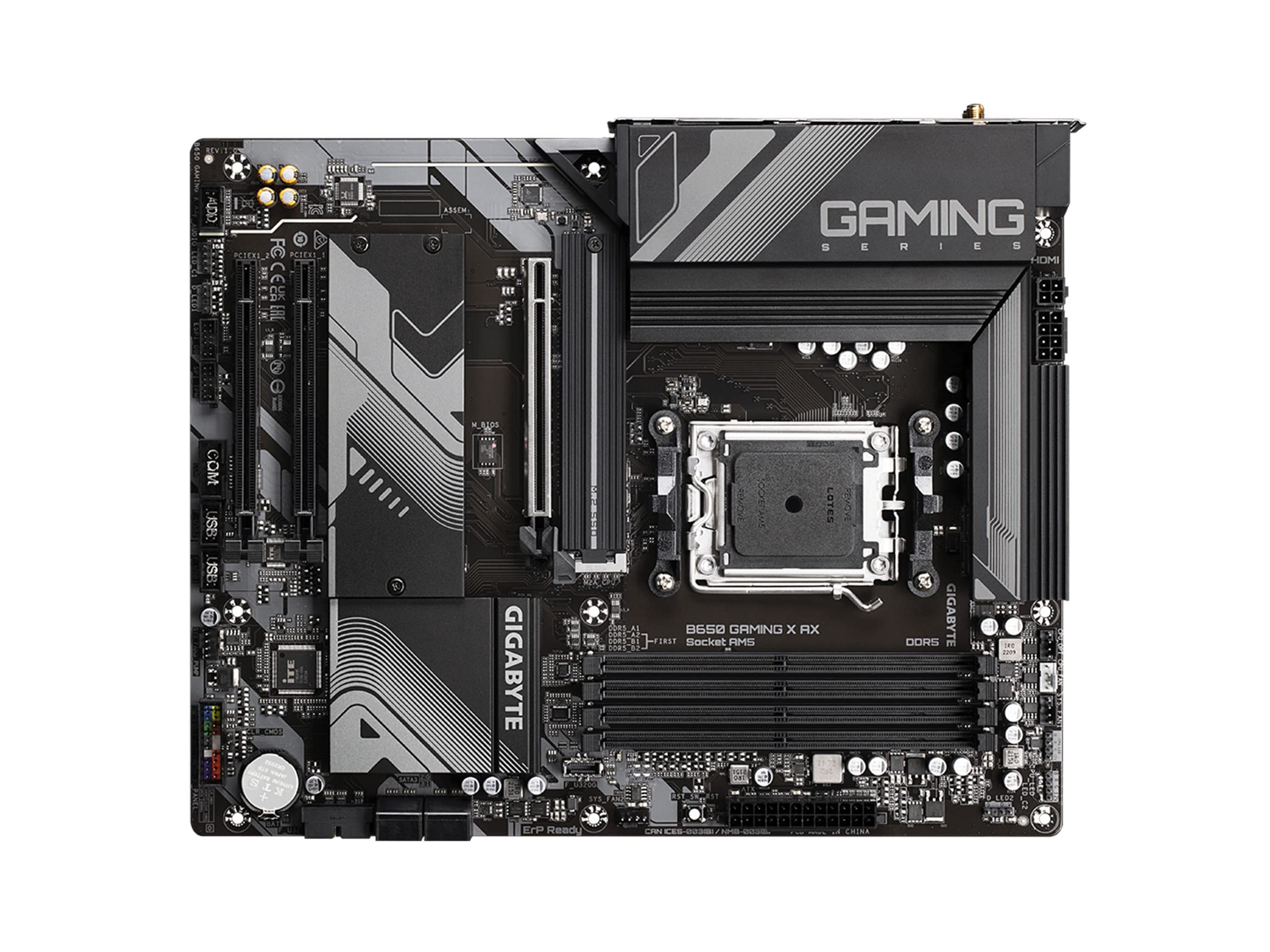 Gigabyte B650 Gaming X Ax (Am5/ Lga 1718/ Amd/ B650/ Atx/ 5 Year Warranty/ Ddr5/ Pcie 4.0 M.2/ Pcie 4.0/ Usb 3.2 Gen2X2 Type C/A