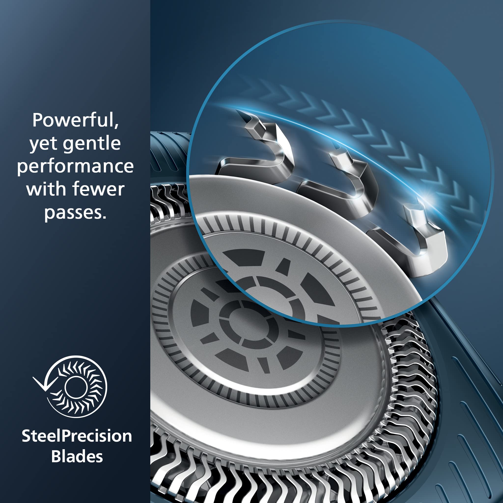 Philips Norelco Shaver 7600, Rechargeable Wet & Dry Electric Shaver With Senseiq Technology, Quick Clean Pod, Travel Case & Pop