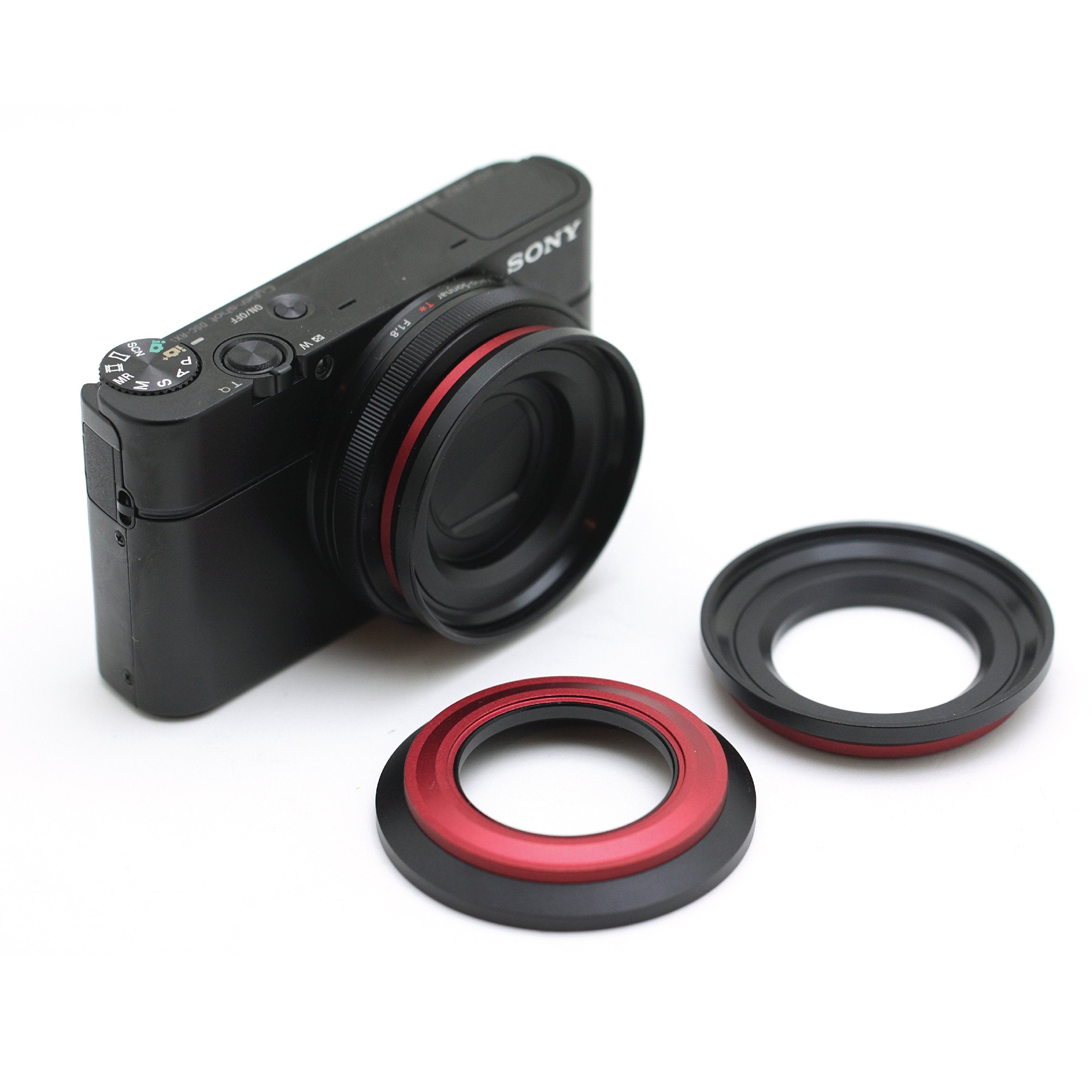Kamerar Magfilter 52Mm Threaded Adapter Ring With Carrier Bag, Magnetic Lens Filter Adapter Rings For Sony Rx100 Iv, V, Vi, Vii,
