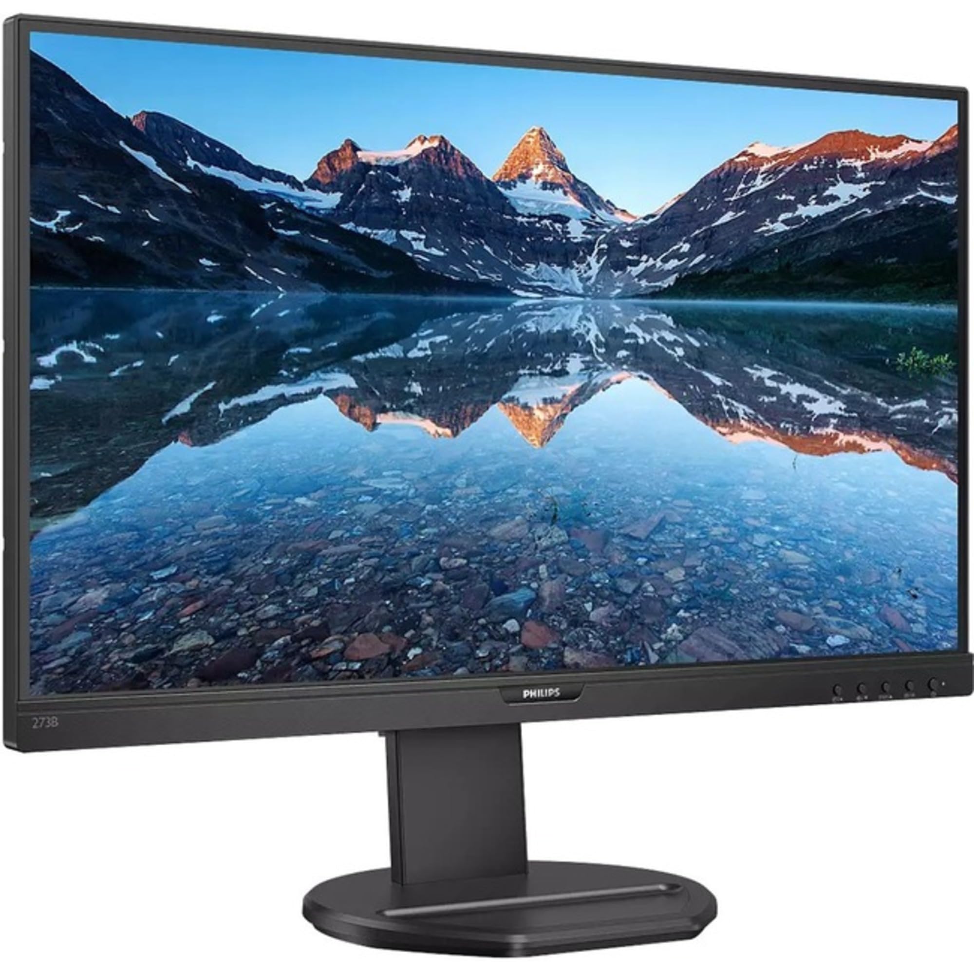 Philips 273B9 27 Full Hd Wled Lcd Monitor   16:9   Textured Black   27 Class   In Plane Switching (Ips) Technology   1920 X 1080