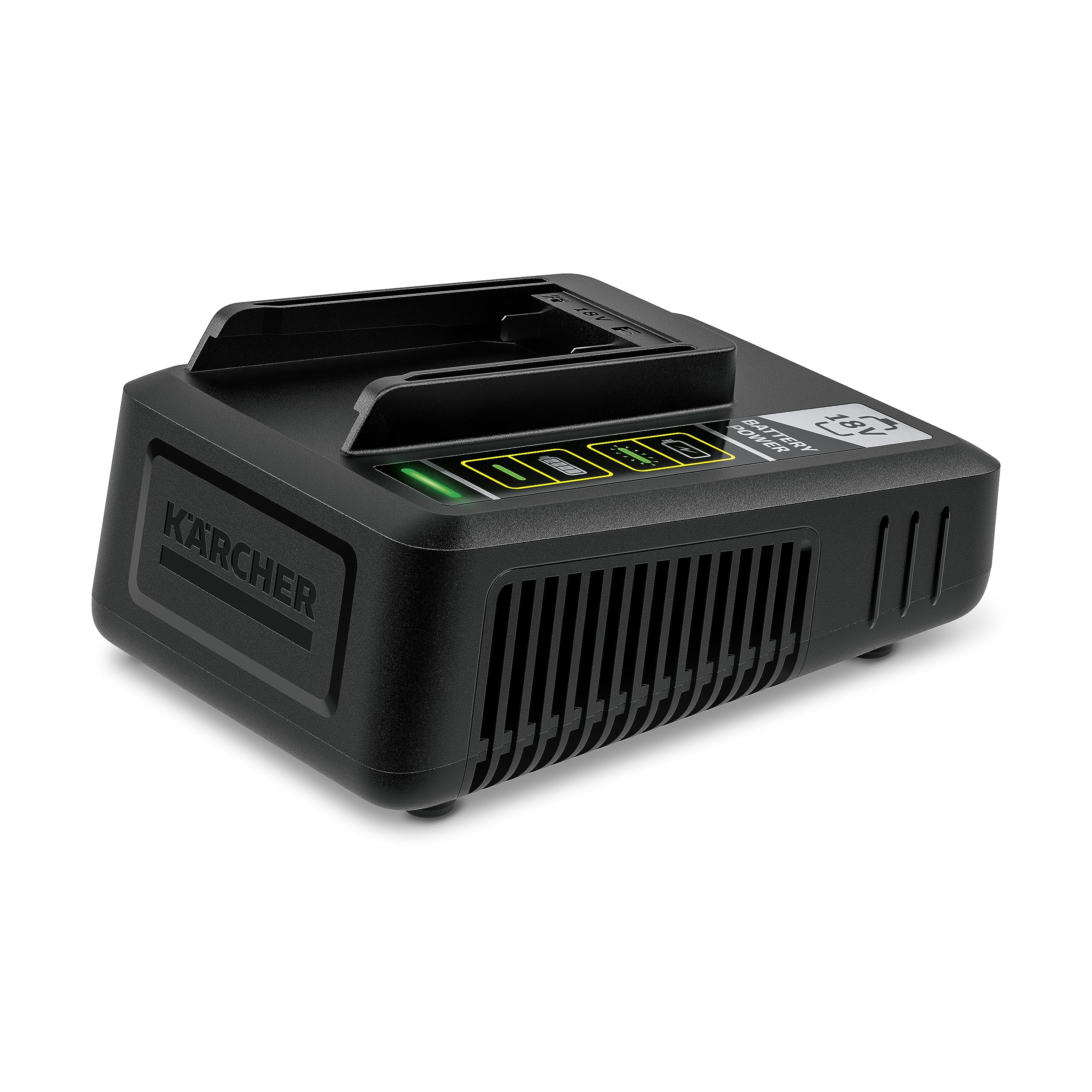 Karcher Fast Charger 18V - Compatible with Karcher 18V Batteries, 2.5V and 5.0V
