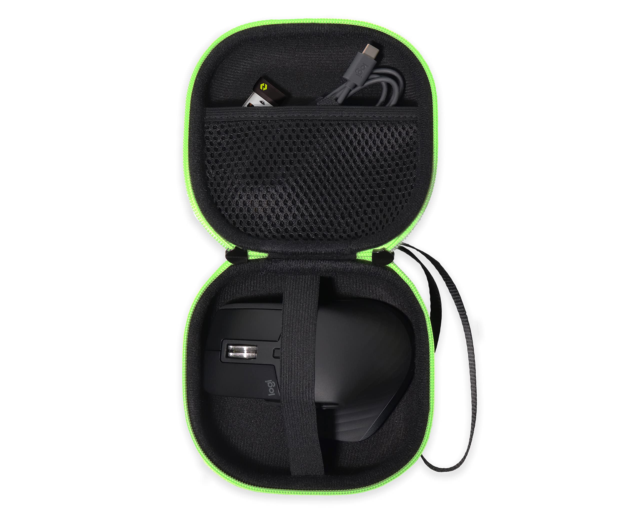 Casesack Mouse Case For Logitech Mx Master 3S, 3, 2S Wireless Mouse, Mesh Pocket For Charger Cord