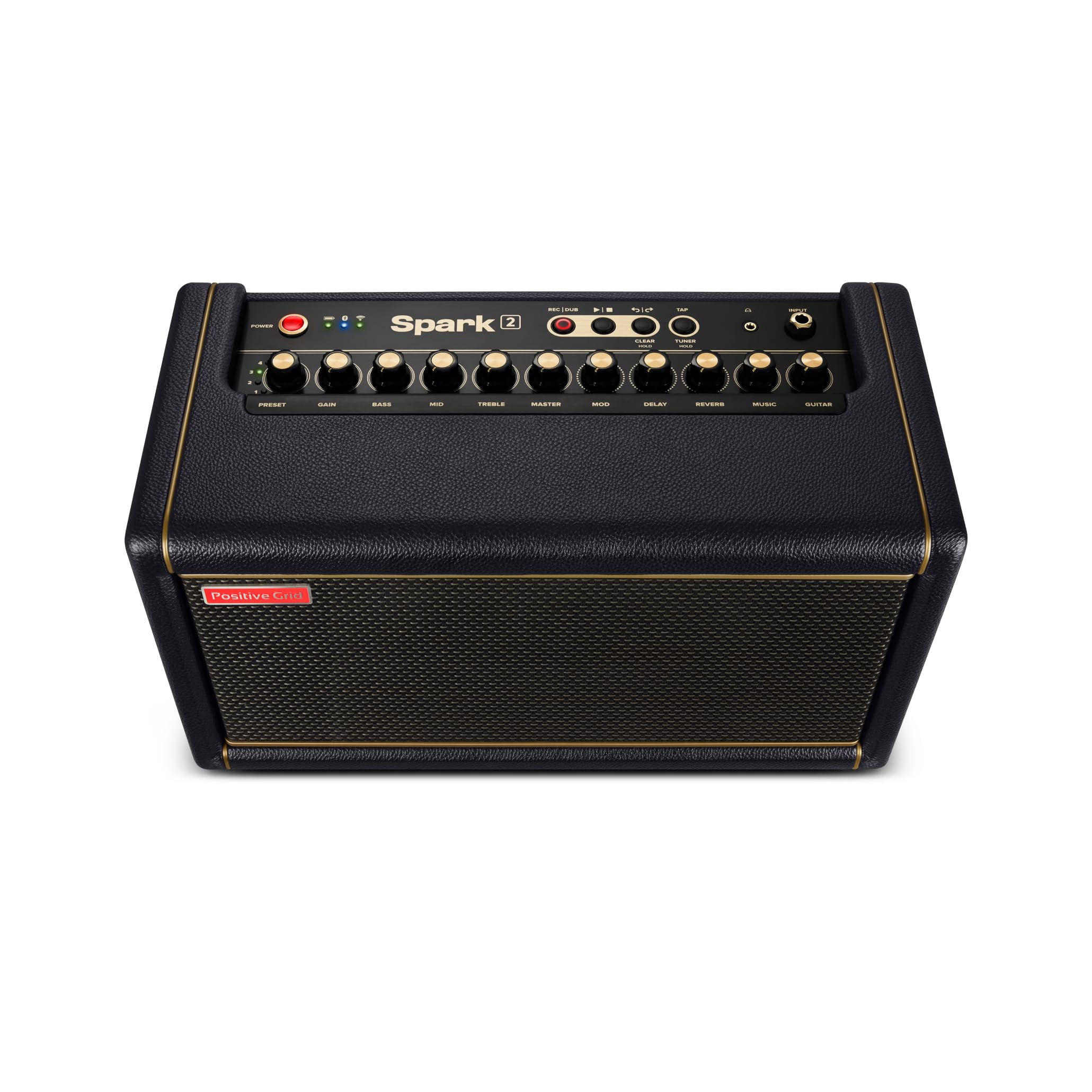 Positive Grid Spark 2 50W Smart Guitar Practice Amp & Bluetooth Speaker With Built In Looper, Ai Features & Smart App For Electr