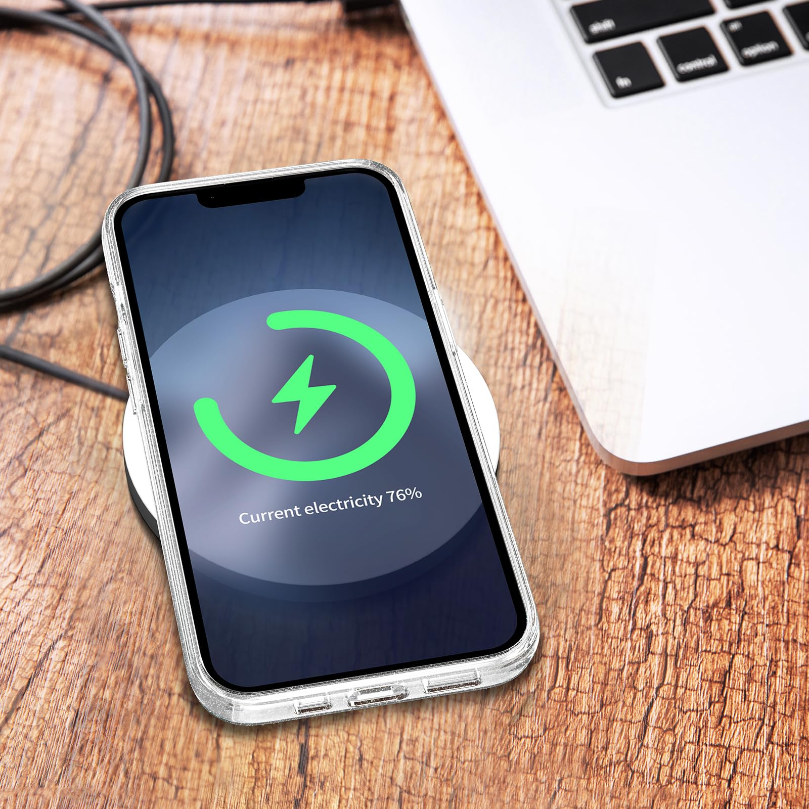 Tenoc Phone Case Compatible With Iphone 12 Mini, Glitter Case Clear Sparkling Protective Bumper Cute Cover For Girls Women