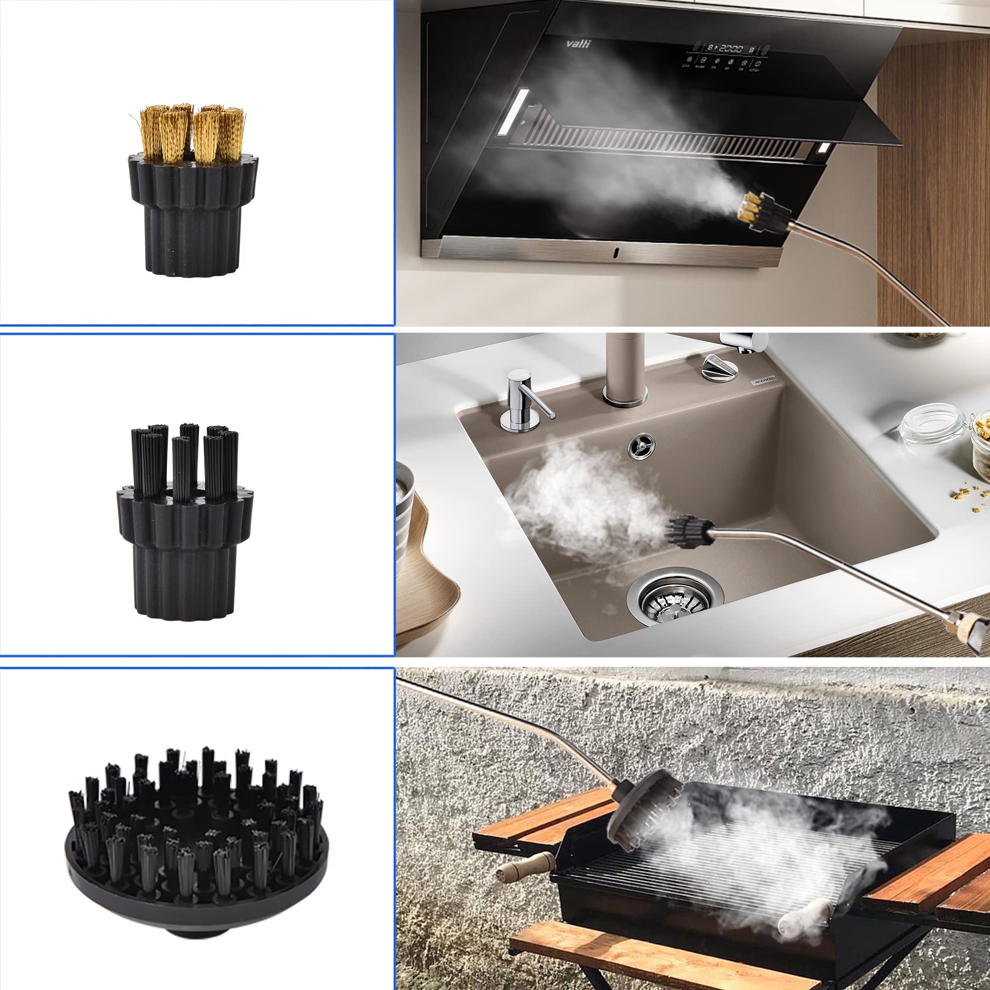 Yikeda Handheld Steam Cleaner,Portable High Pressure Steam Cleaner,Quickly Generate High Temperature Pressurized Steam For Deep