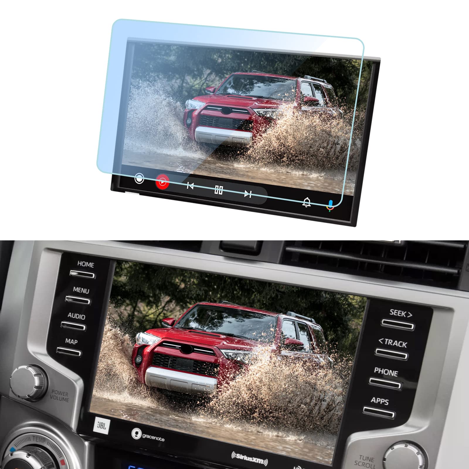 Gfjnfg For 2020 2023 2024 Toyota 4Runner Screen Protector 8 Inch Radio Display 2023 2022 2021 2020 4Runner 4 Runner Accessories